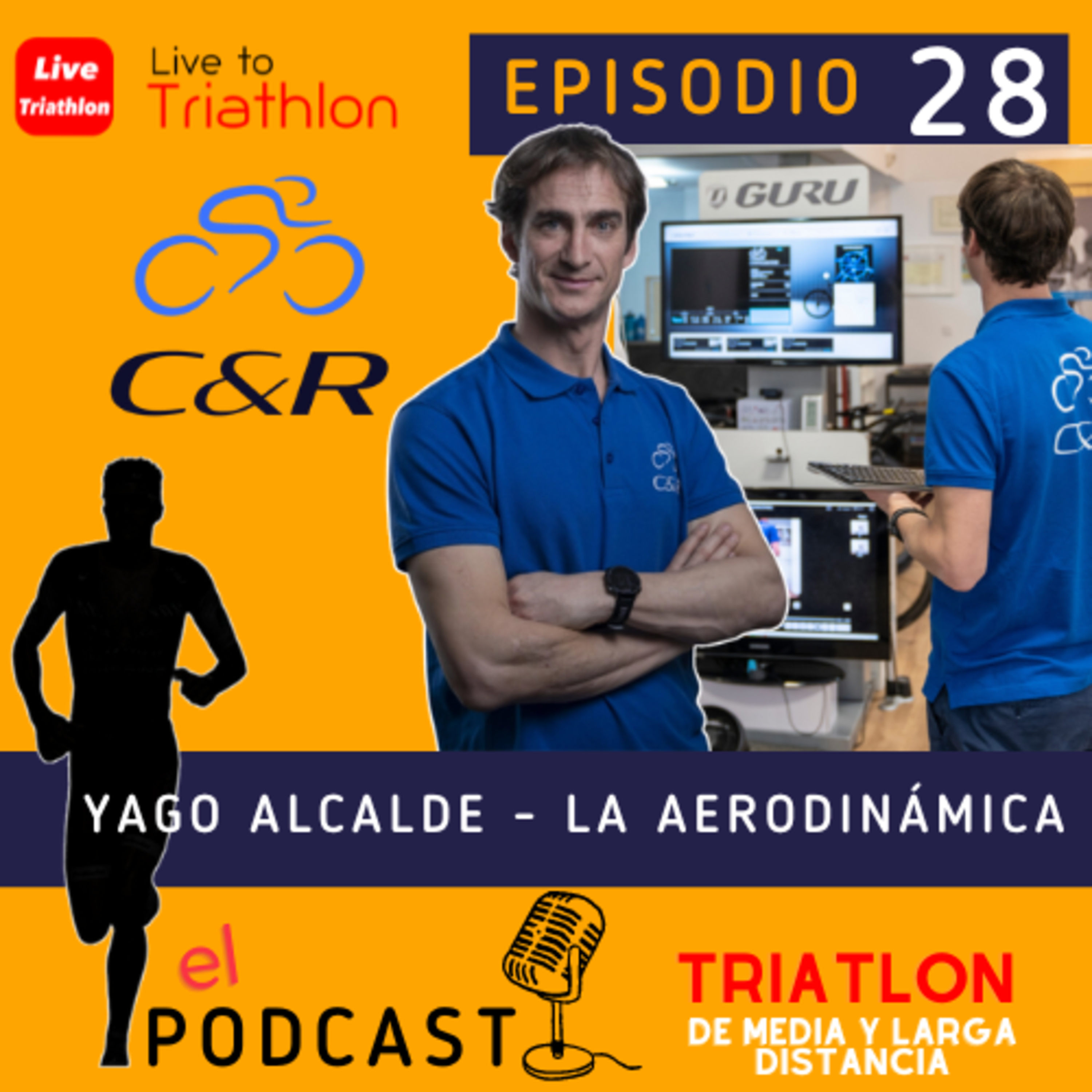 28. Yago Alcalde, aerodinámica y como ir más rápido en tu bici episode artwork
