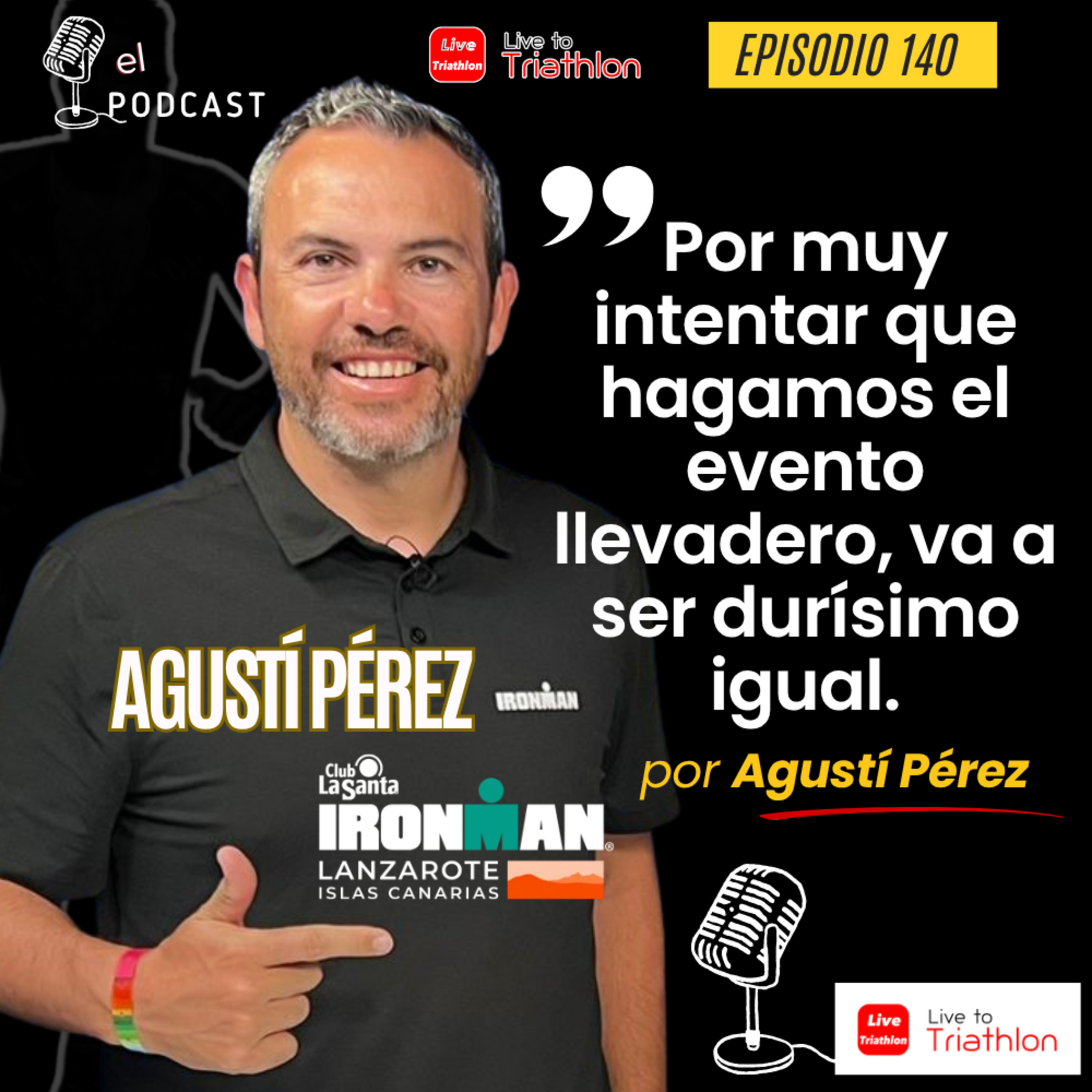140. Ironman Lanzarote. Agustí Pérez: Por muy intentar que hagamos el evento llevadero, va a ser durísimo igual episode artwork