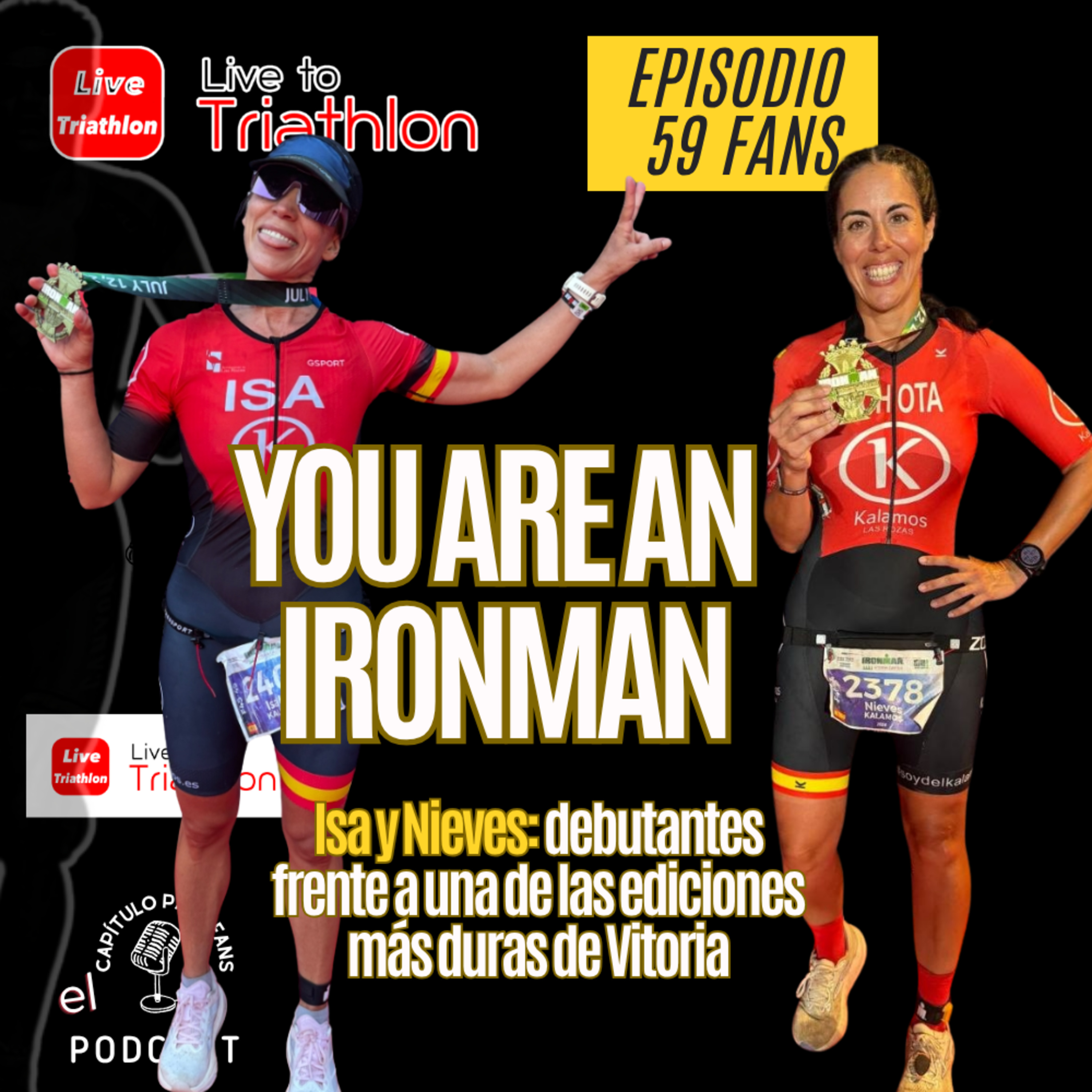 Fans 59. Isa y Nieves ya son IRONMAN en la edición con más DNF de la historia. episode artwork