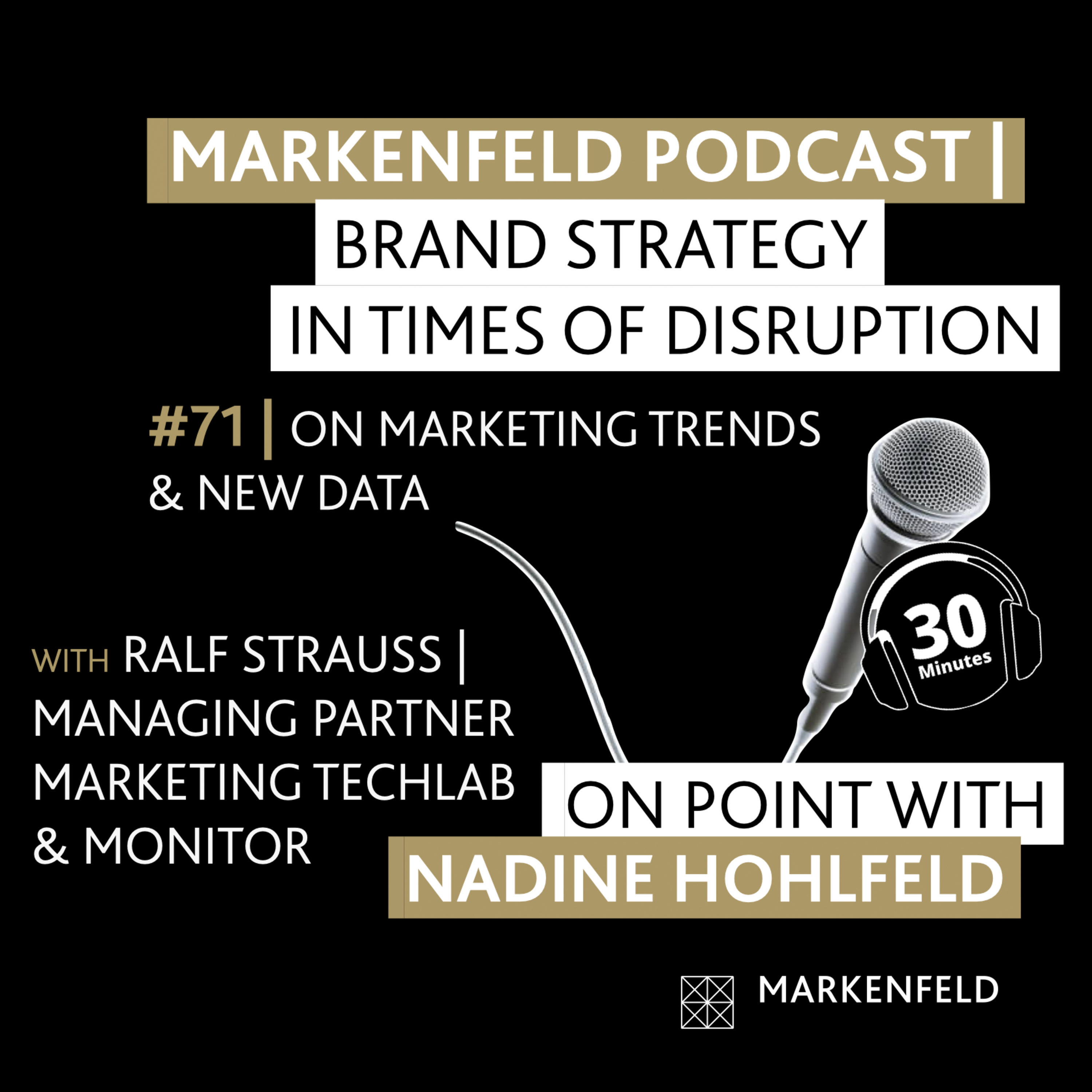 🔥 71 | ON MARKETING TRENDS & NEW DATA with RALF STRAUSS (MANAGING PARTNER MARKETING TECHLAB & MONITOR) episode artwork
