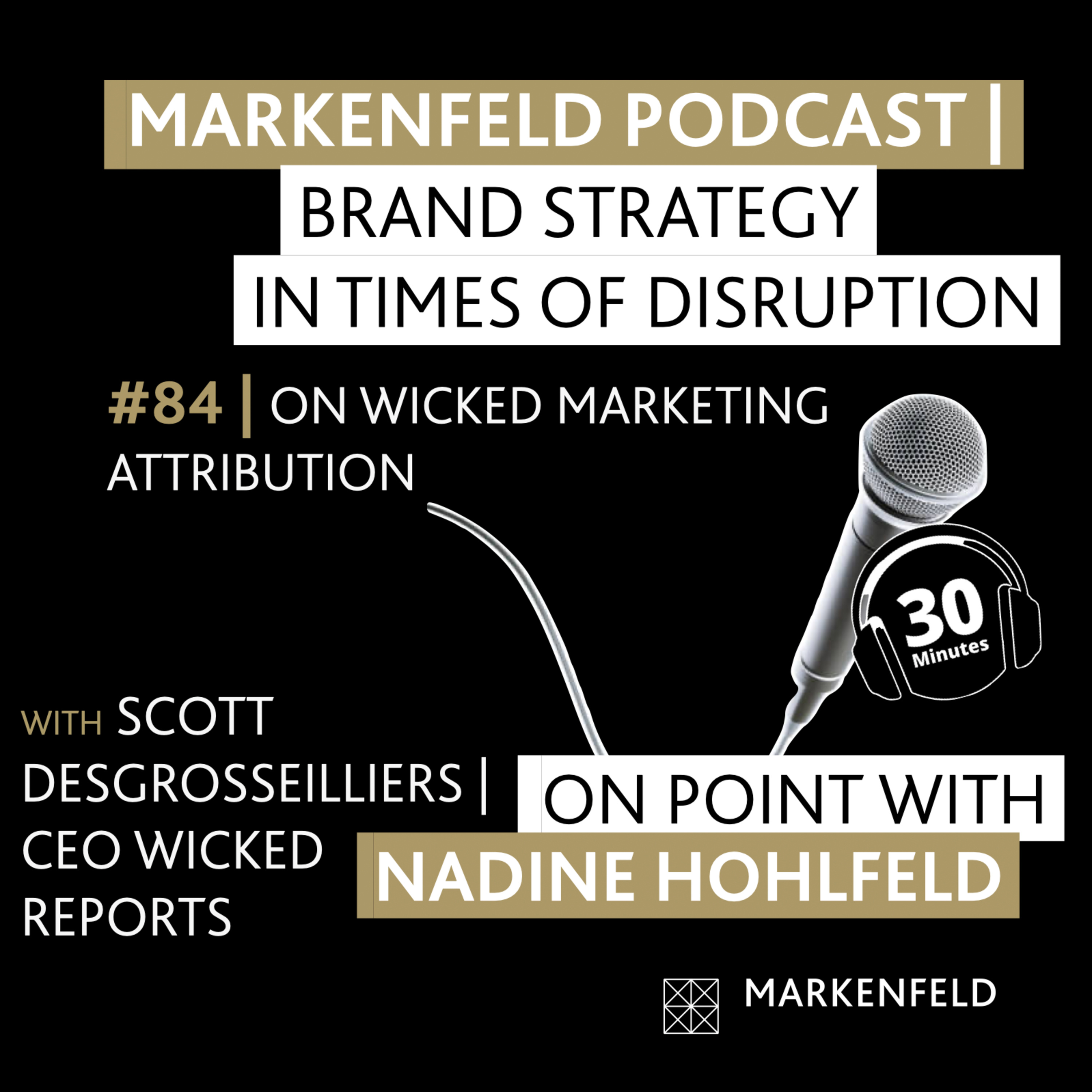 🔥 84 | ON WICKED MARKETING ATTRIBUTION with SCOTT DESGROSSEILLIERS (CEO WICKED REPORTS) episode artwork