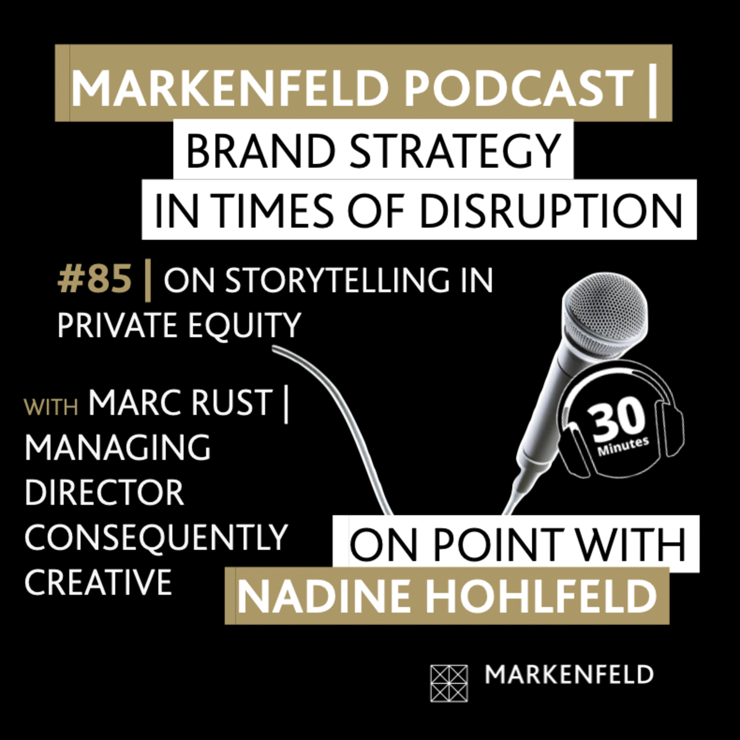 🔥 85 | ON STORYTELLING IN PRIVATE EQUITY with MARC RUST (MANAGING DIRECTOR OF CONSEQUENTLY CREATIVE) episode artwork