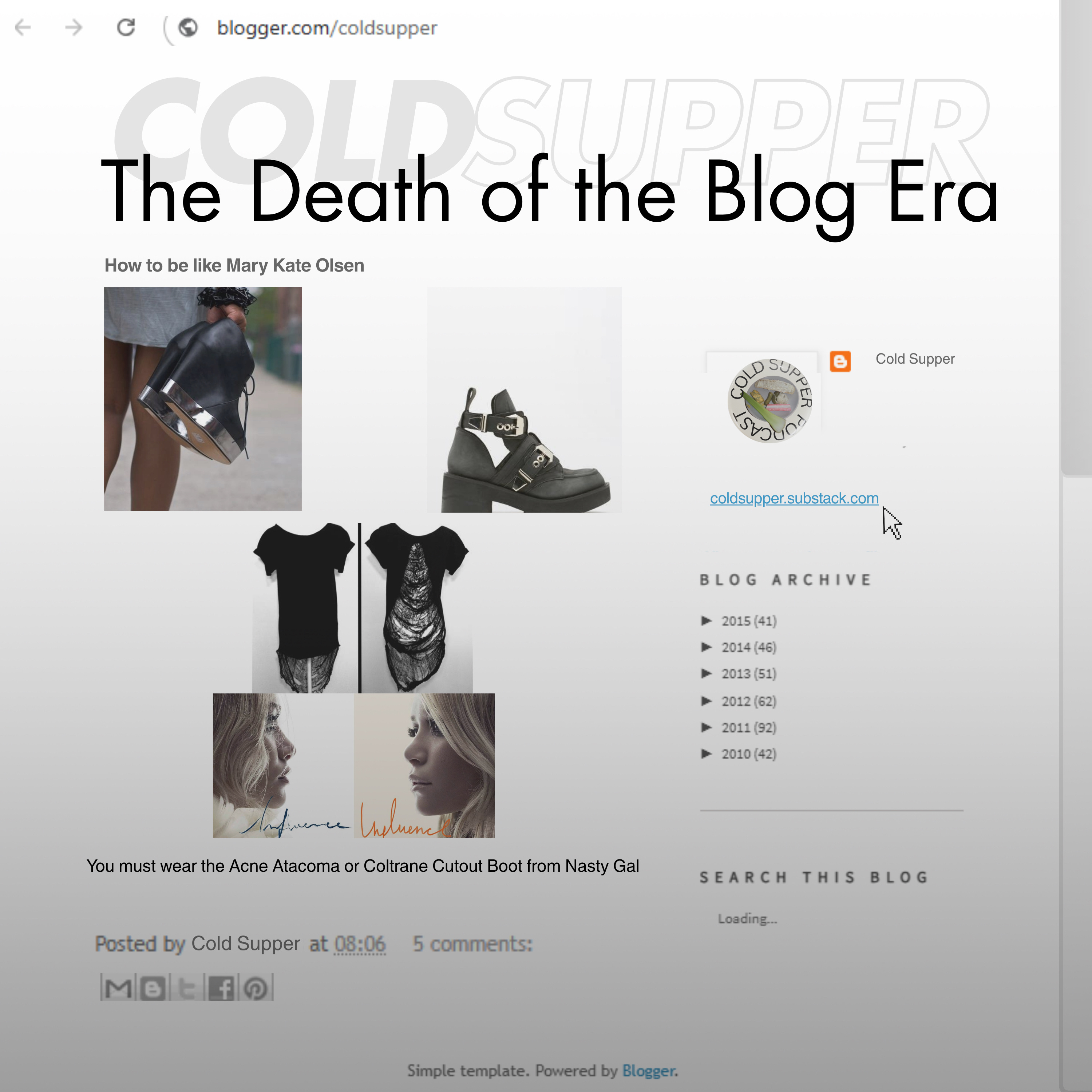 The Death of the Blog Era episode artwork