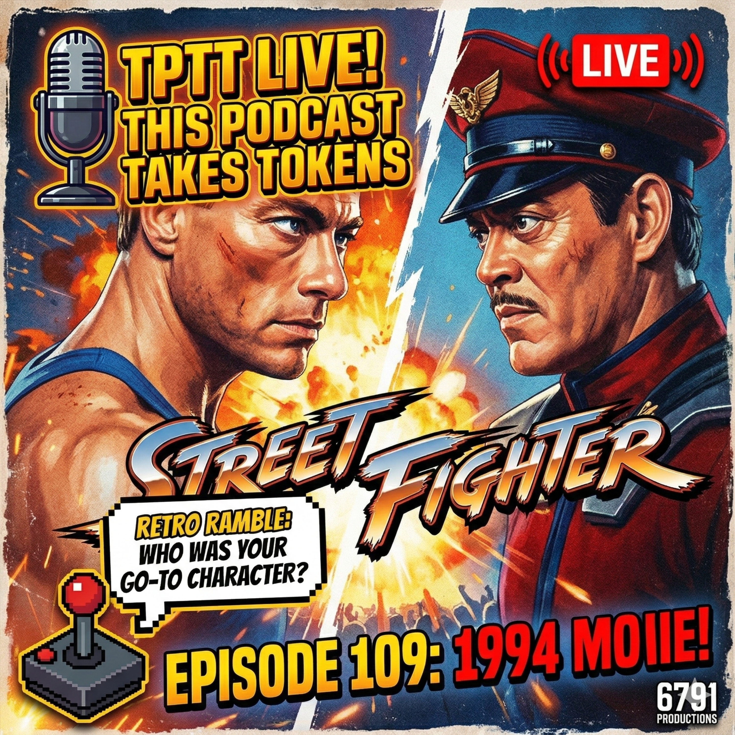 Street Fighter (1994): Saving The World For $20,000,000 Bison Bucks! | Episode 109-This Podcast Takes Tokens episode artwork