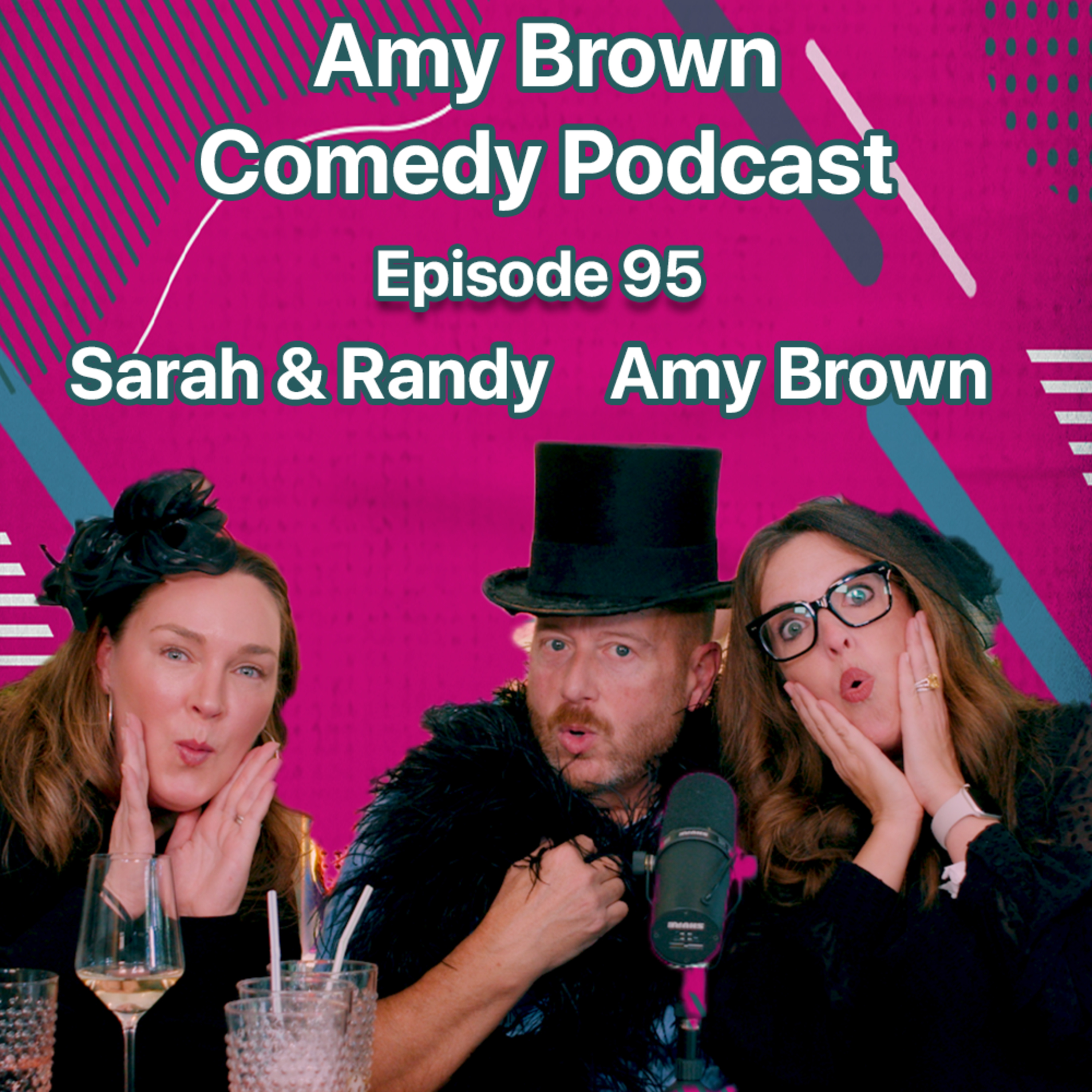 Southern Funerals with Sarah & Randy (FULL EPISODE) Amy Brown Comedy Podcast -Halloween Special!