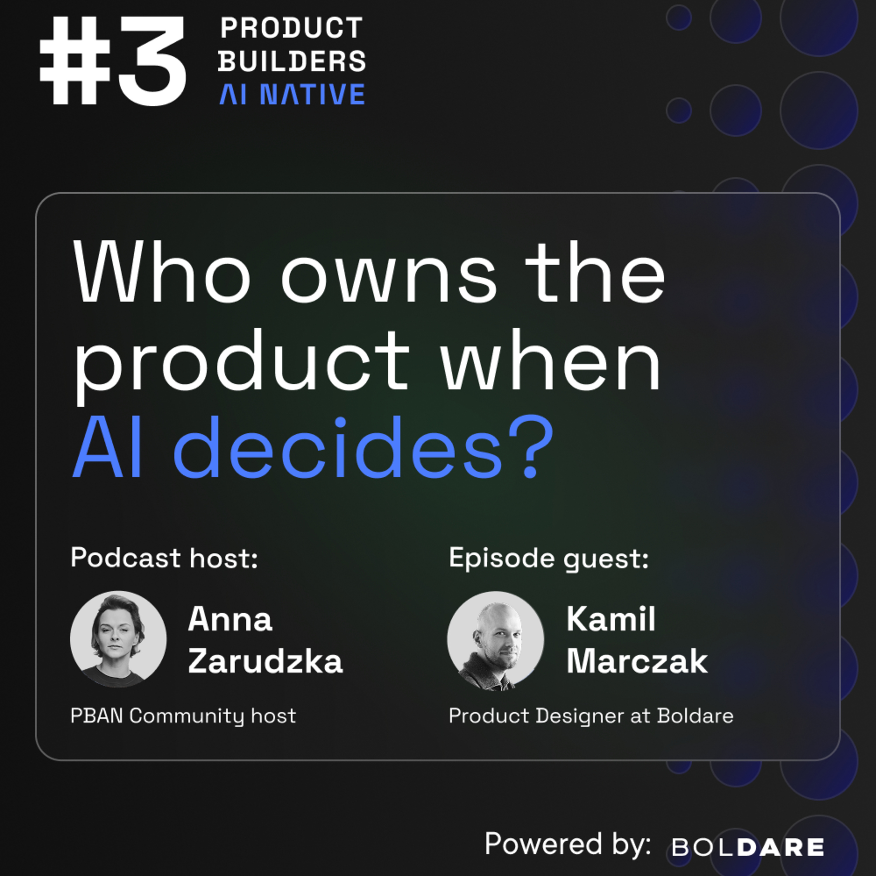 Who owns the product when AI decides? | Product Builders | AI-Native #3 | PRODUCT episode artwork