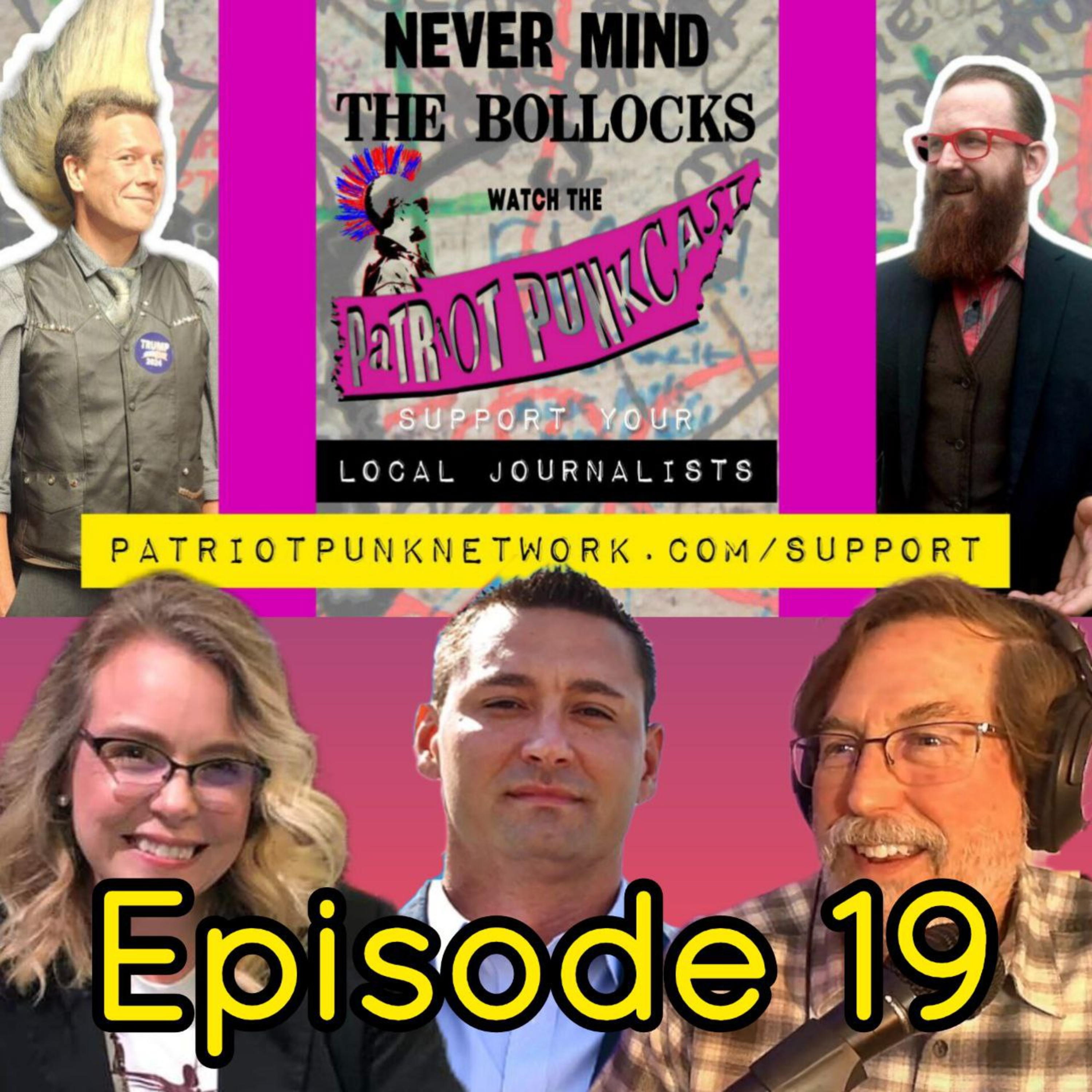 Patriot Punkcast #19 - Curtis Carney, Jenna Amacher & Dr. George Wilson episode artwork