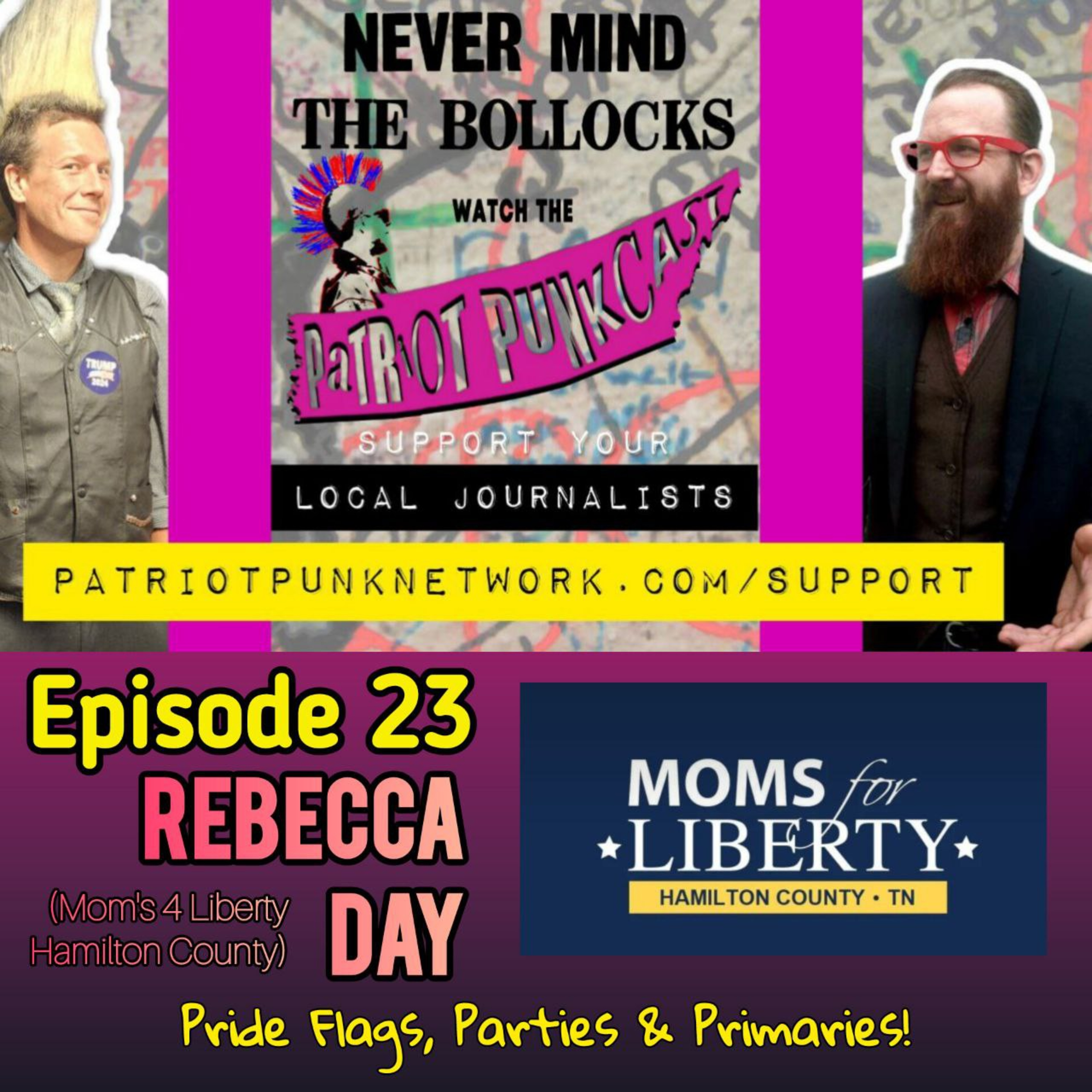 Patriot Punkcast #23 - Rebecca Day Mom's 4 Liberty episode artwork