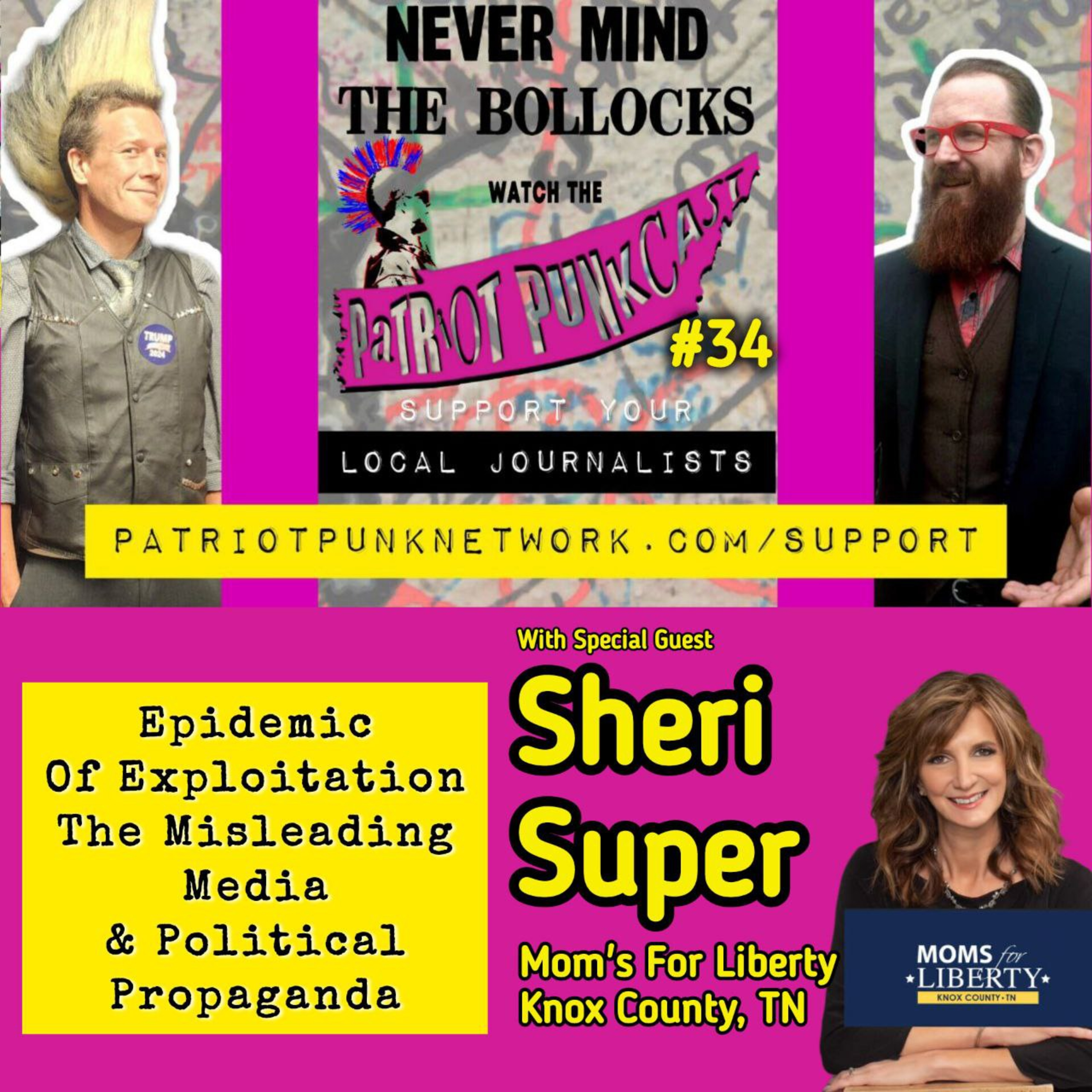 Patriot Punkcast -#34 - Epidemic of Exploitation episode artwork