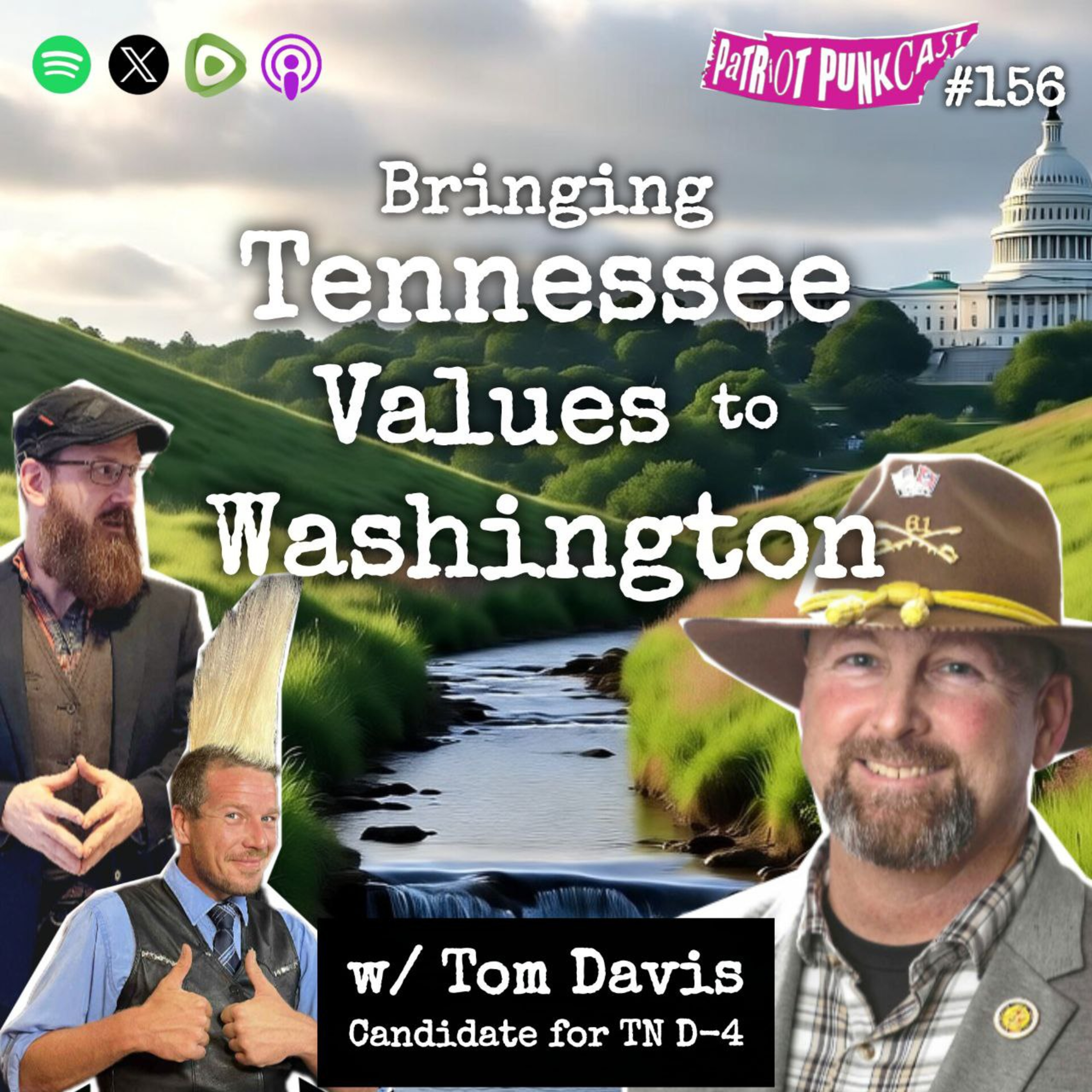 Patriot Punkcast #156 - Bringing TN Values to DC w/ Tom Davis episode artwork