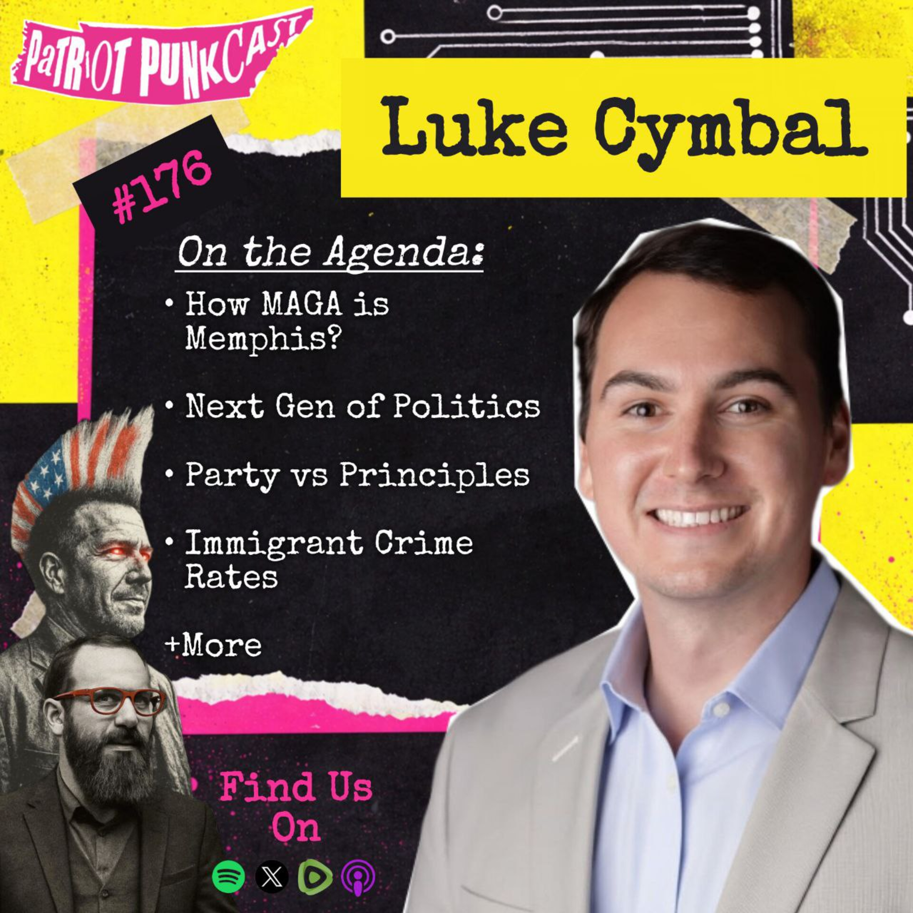 Patriot Punkcast #176 - Luke Cymbal episode artwork