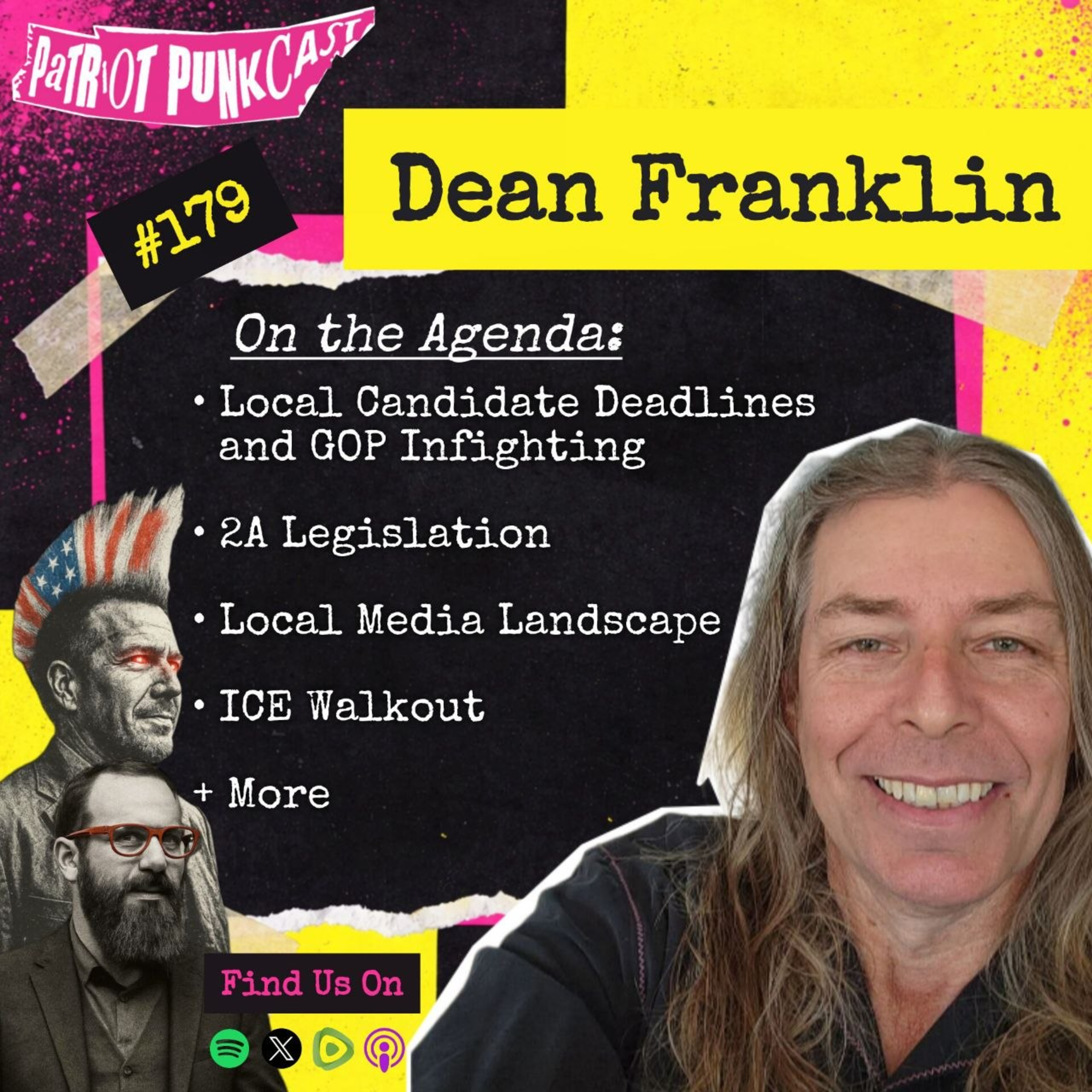 Patriot Punkcast #179 - Dean Franklin episode artwork
