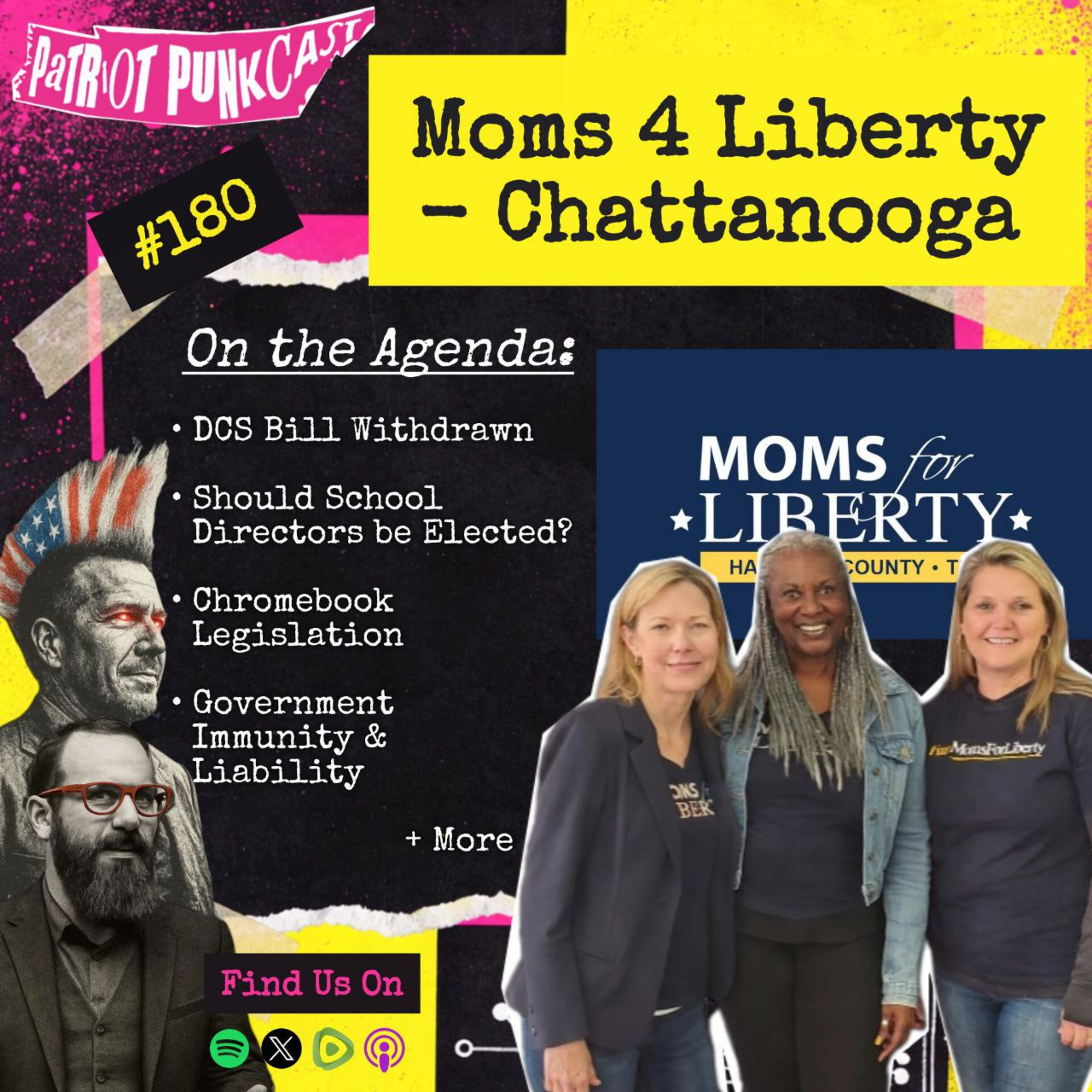 Patriot Punkcast #180 - Moms for Liberty Chattanooga episode artwork