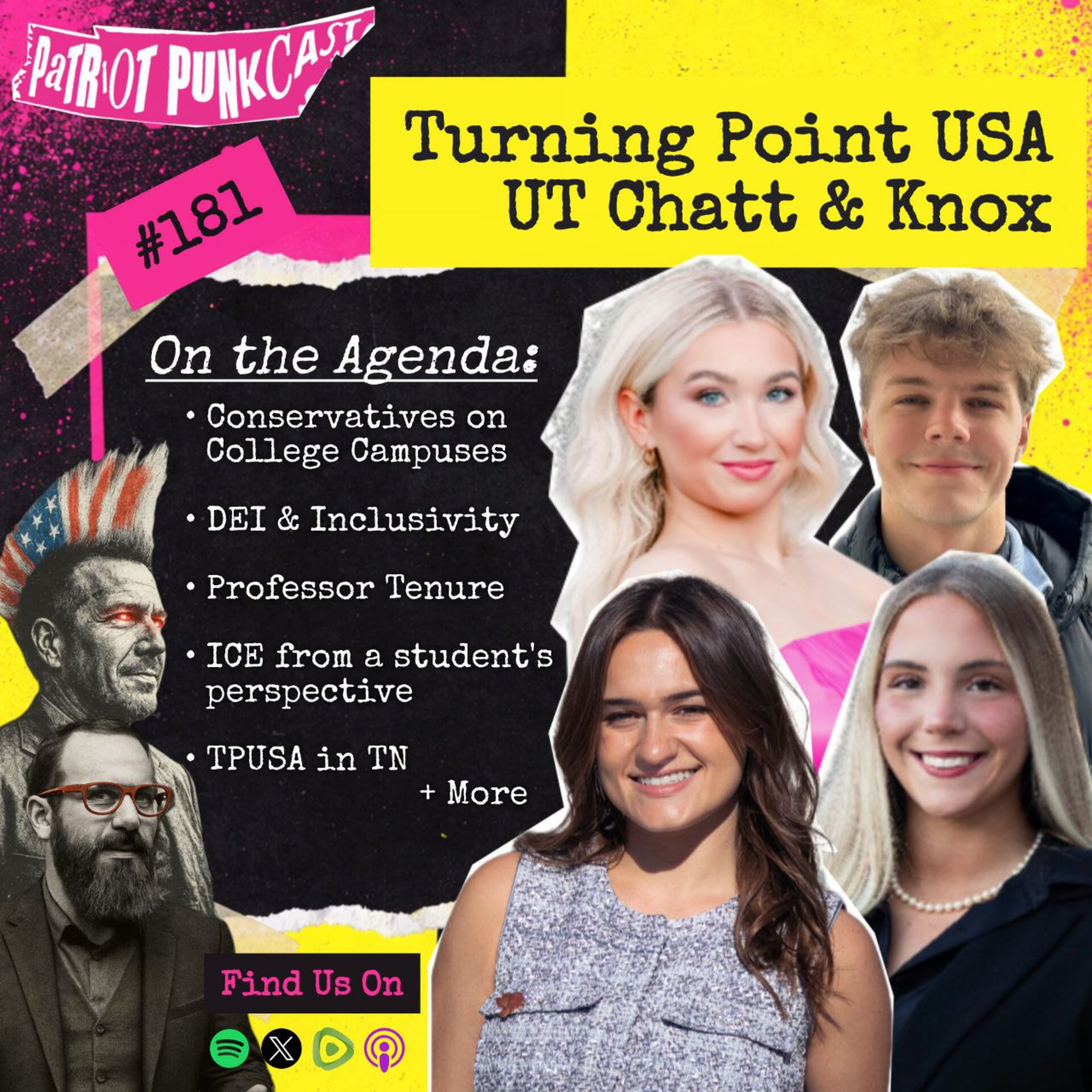 Patriot Punkcast #181 - Turning Point USA UTK & UTC episode artwork