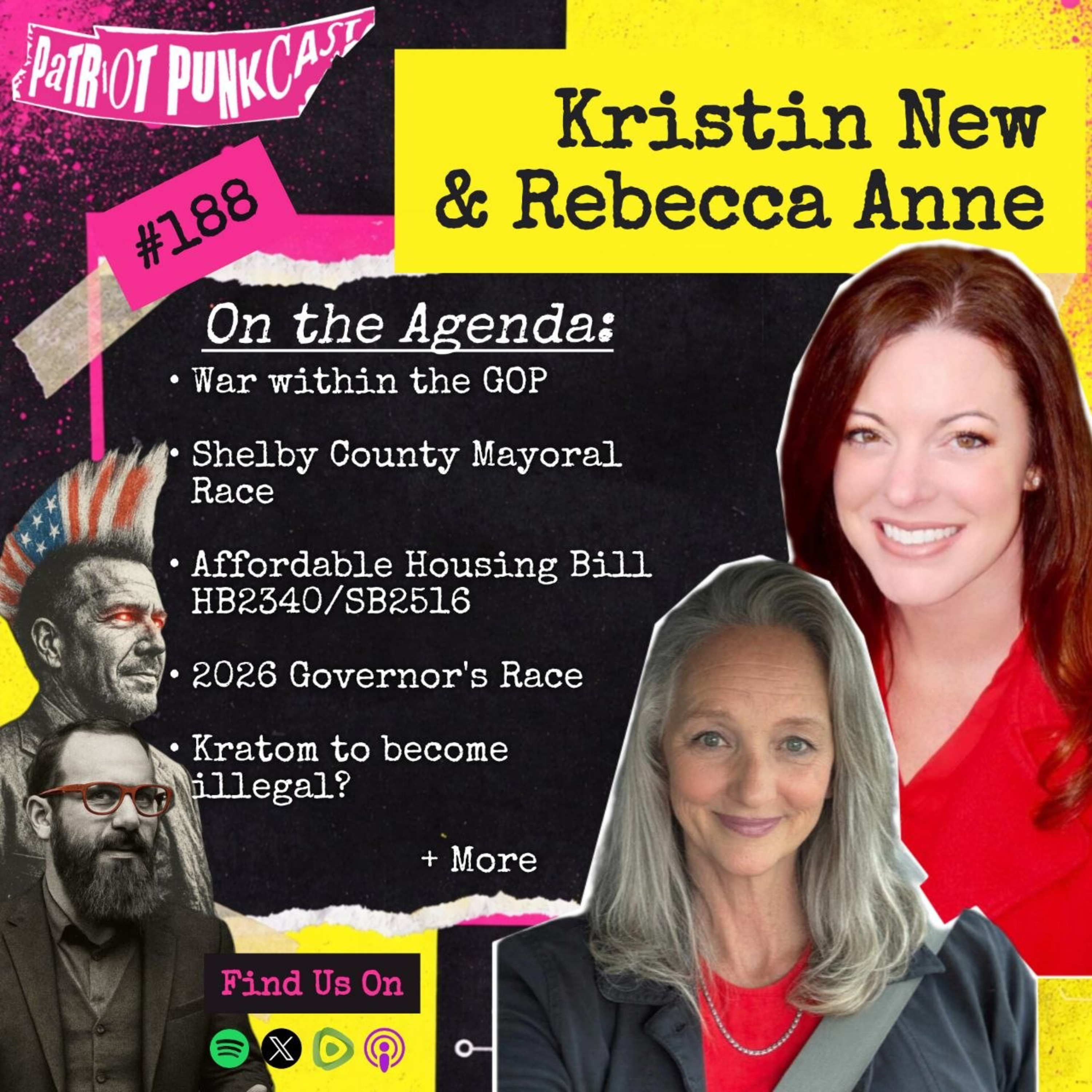 Patriot Punkcast #188 – Kristin New & Rebecca Anne