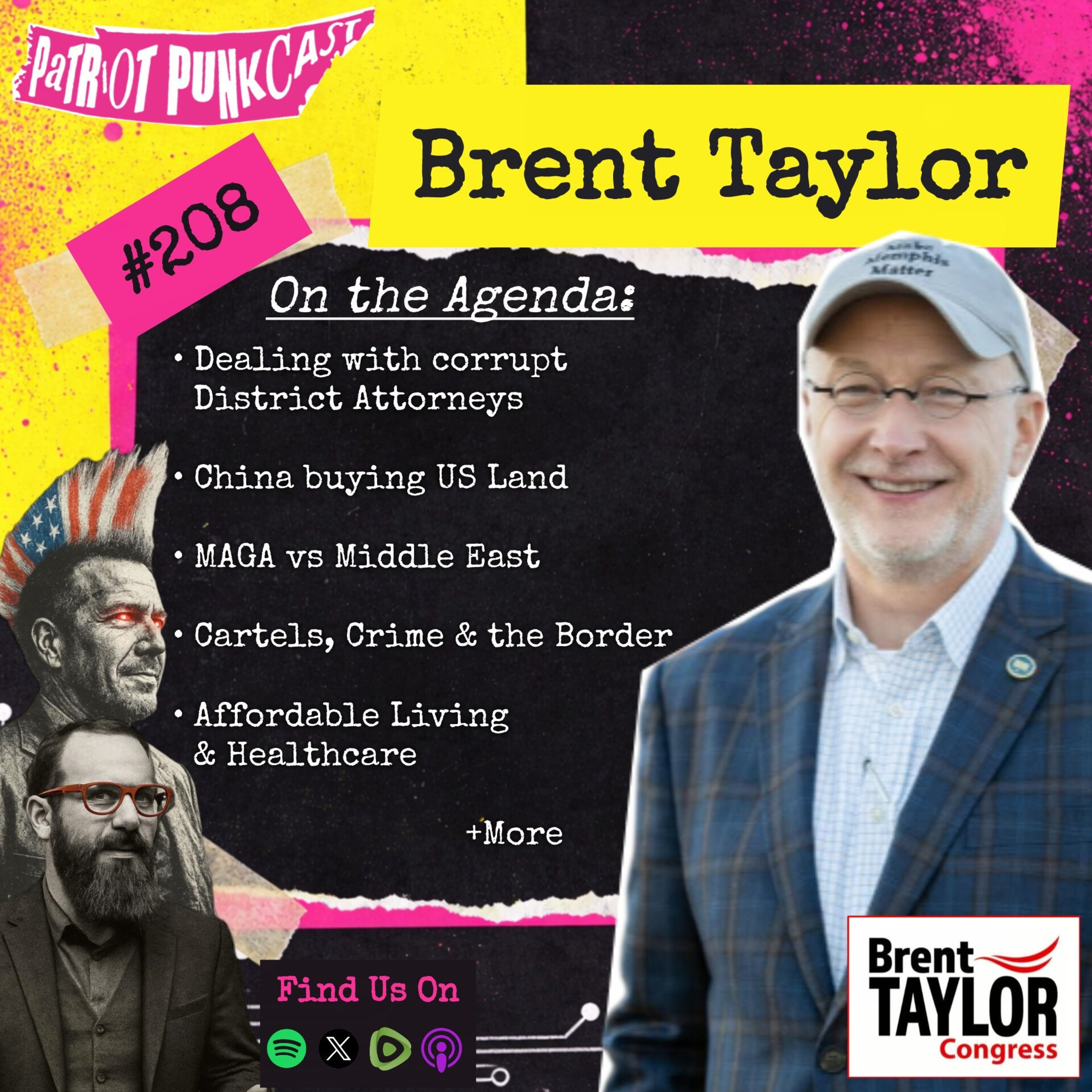 Patriot Punkcast #208 - Brent Taylor episode artwork