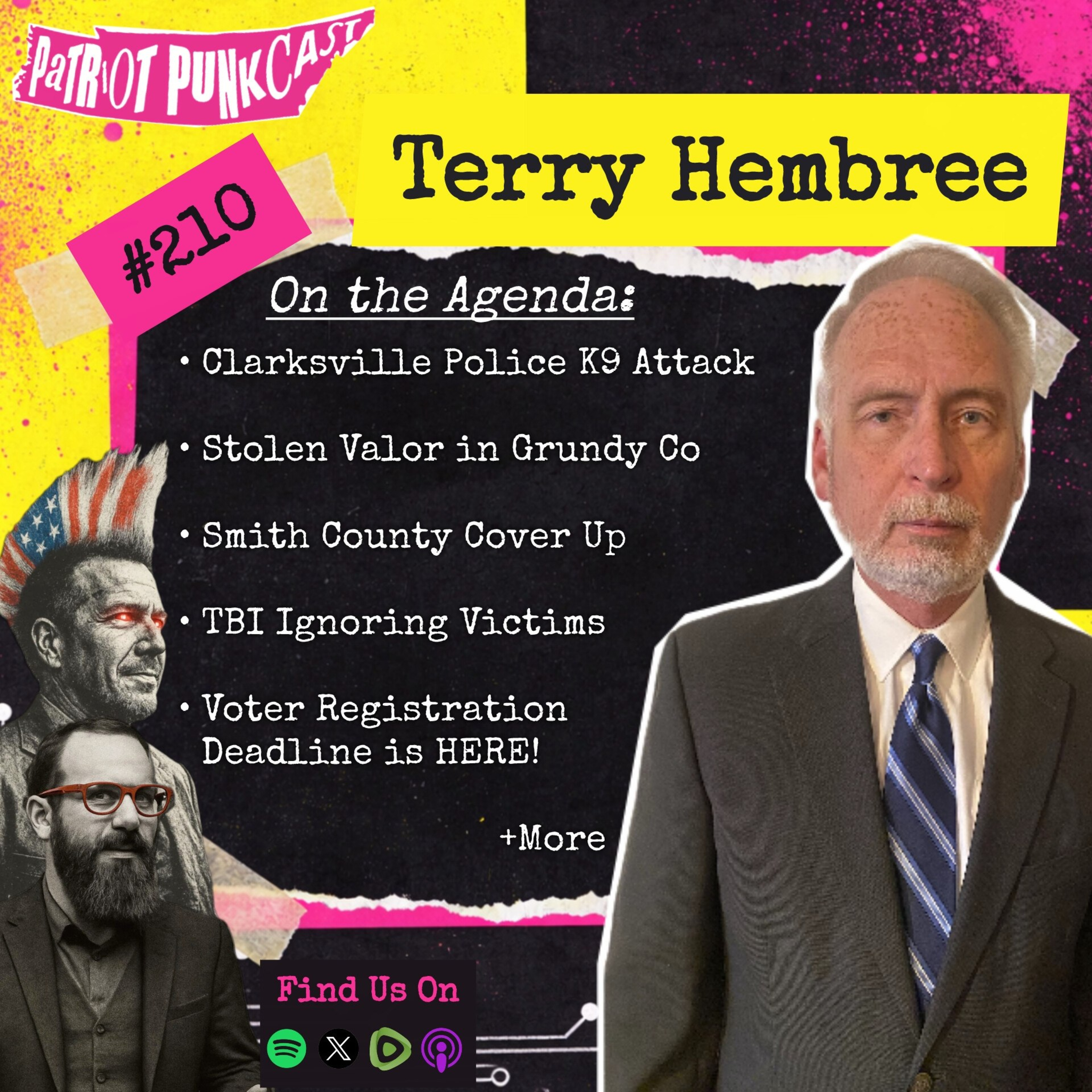 Patriot Punkcast #210 - Terry Hembree episode artwork