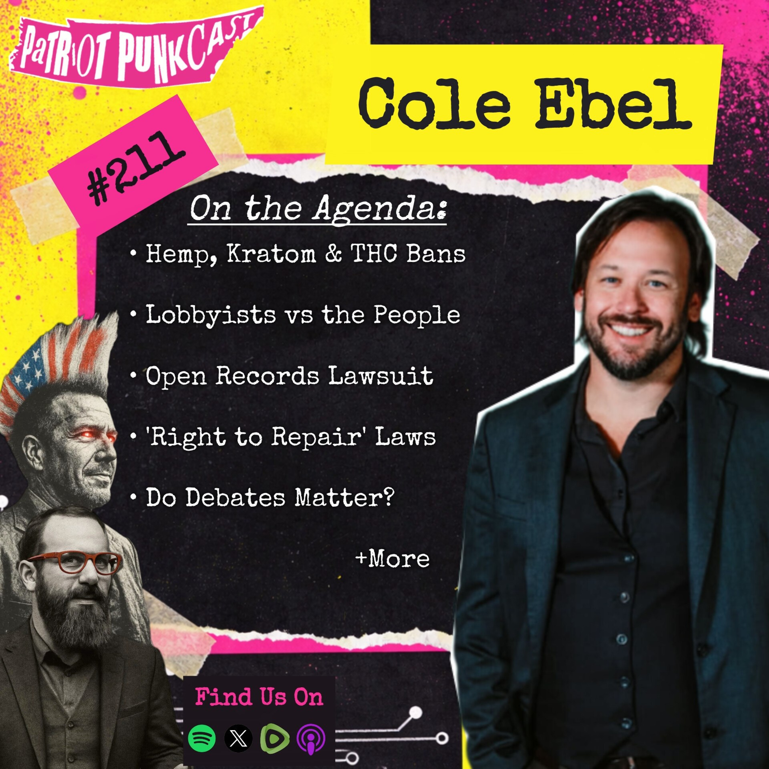Patriot Punkcast #211 - Cole Ebel episode artwork