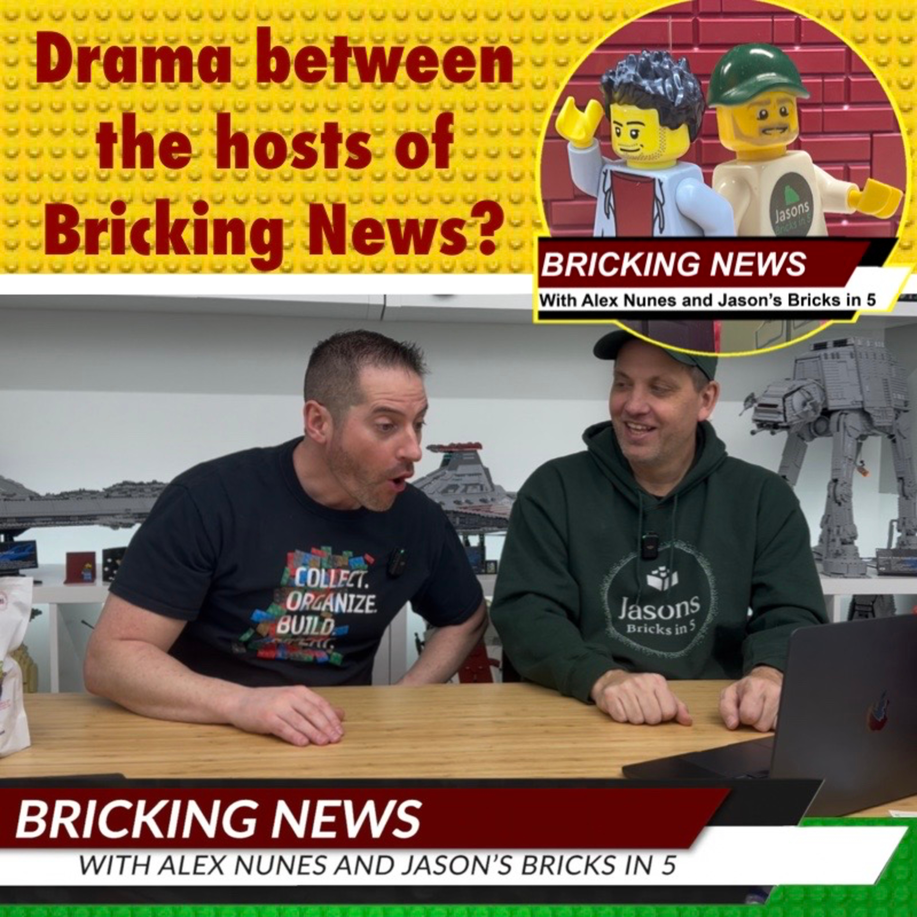 Drama between the hosts of Bricking News? episode artwork