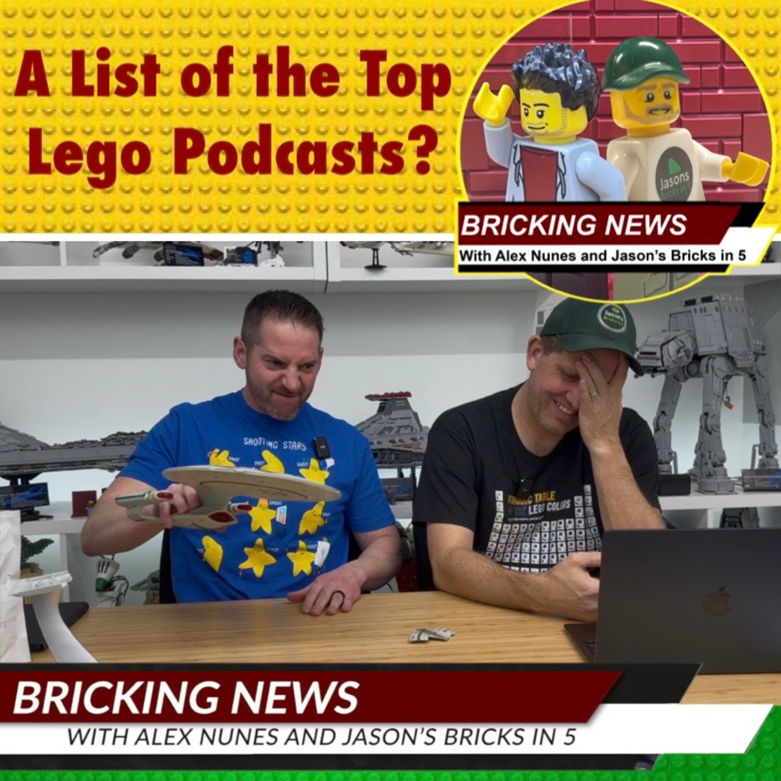 There is a list of the top Lego Podcasts? episode artwork