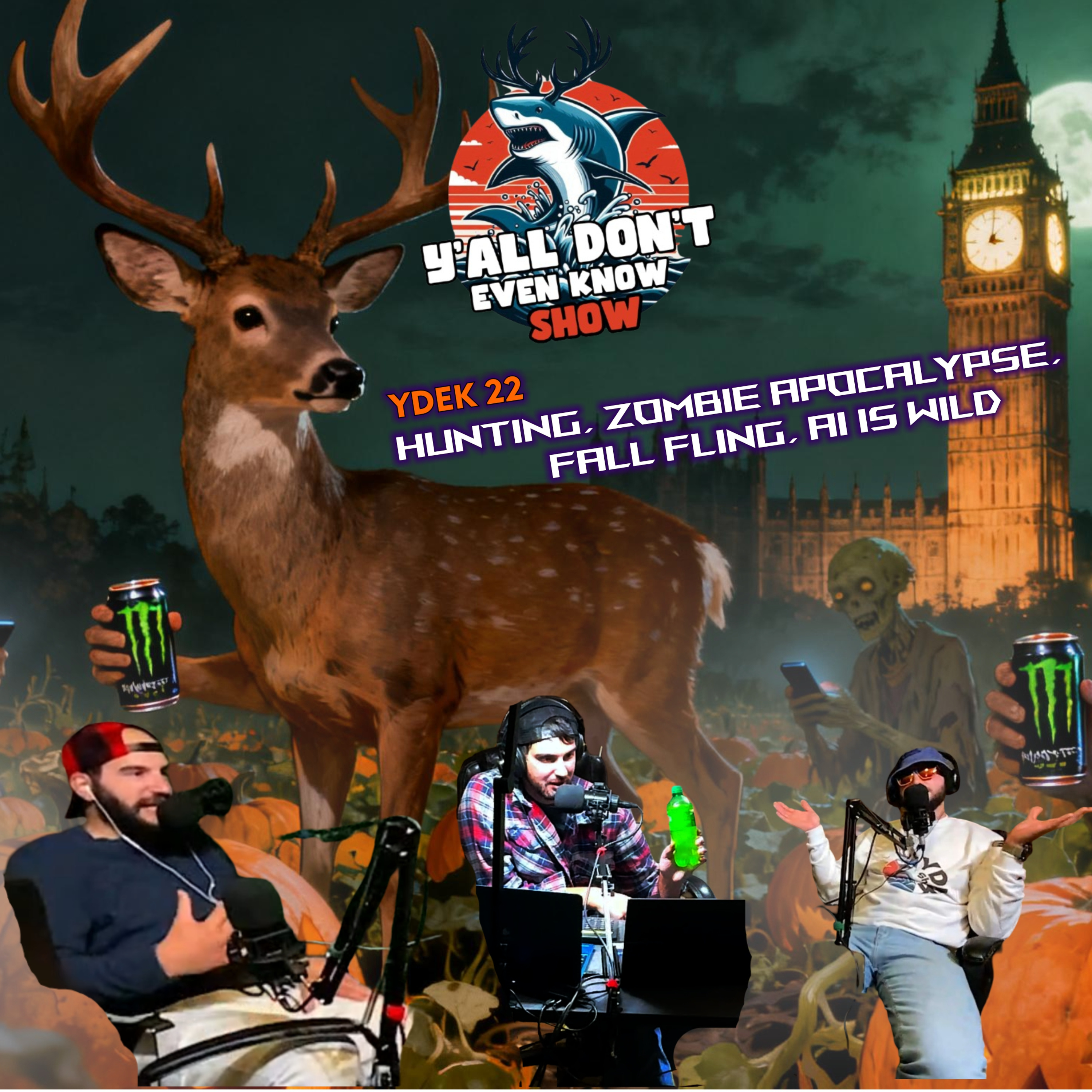 YDEK 22 - Hunting, Zombie Apocalypse, Fall Fling, AI is Wild! episode artwork