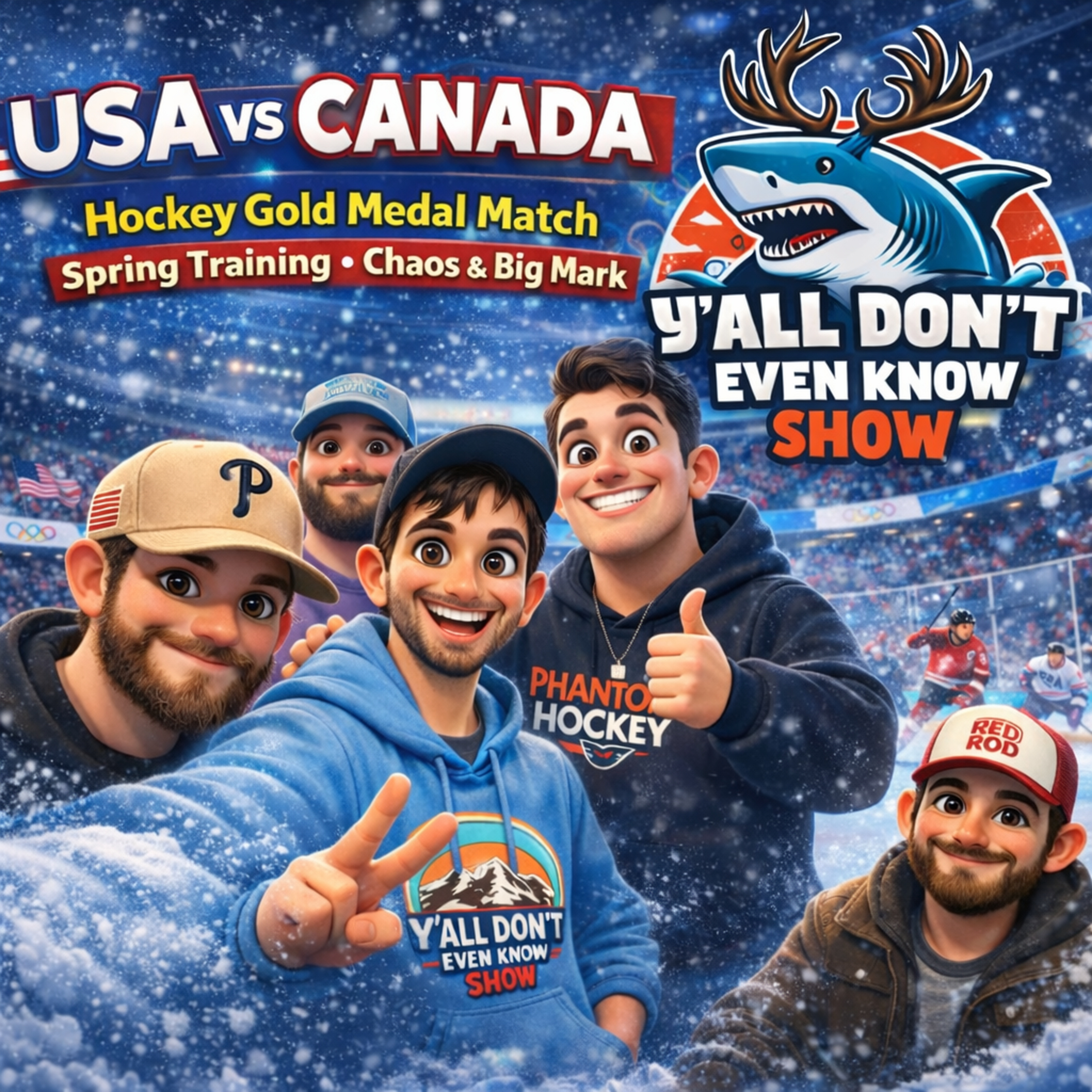 USA vs Canada Hockey Gold Medal Match, Spring Training, Chaos & Big Mark episode artwork
