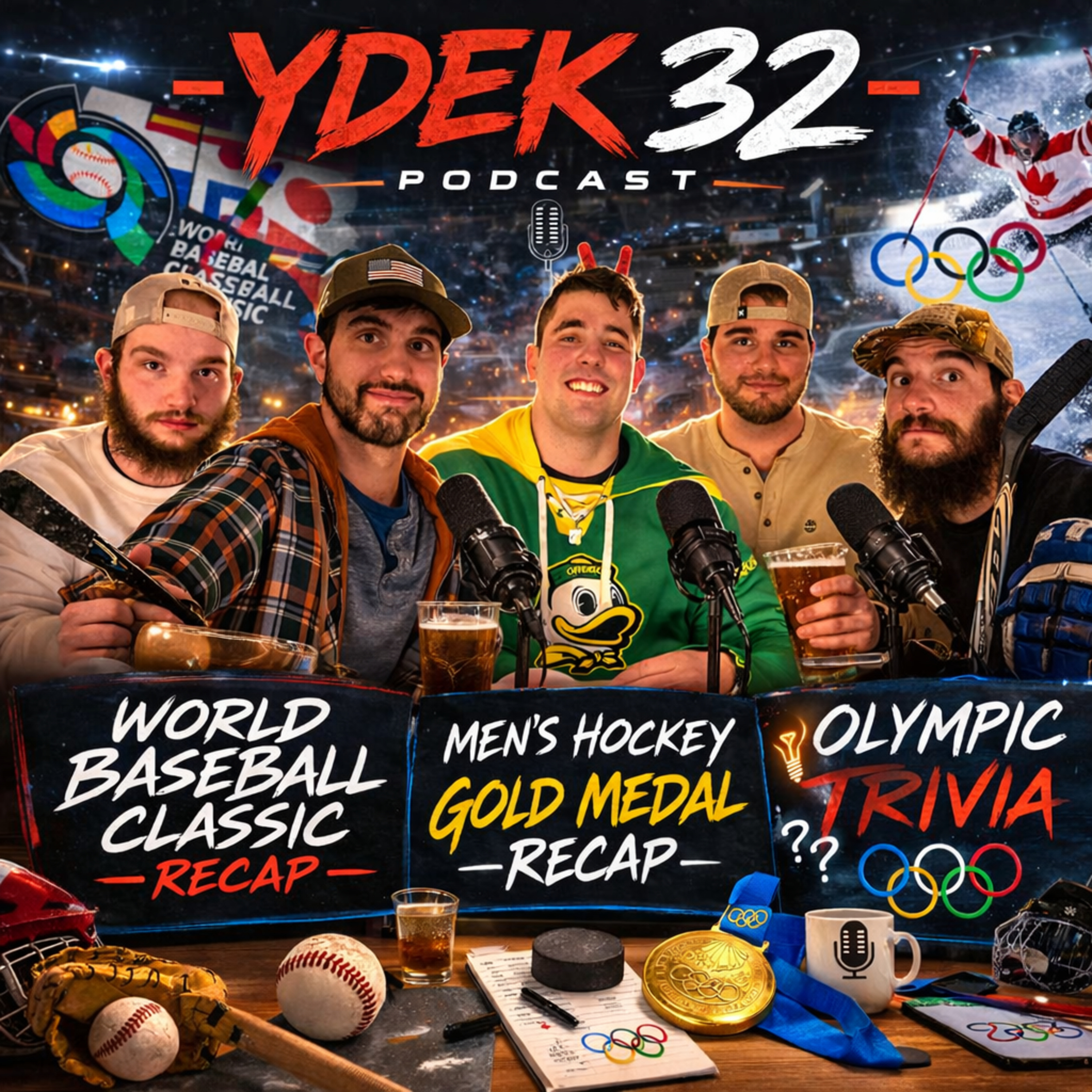 YDEK 32 - World Baseball Classic, Men's Hockey Gold Medal Recap, Olympic Trivia episode artwork