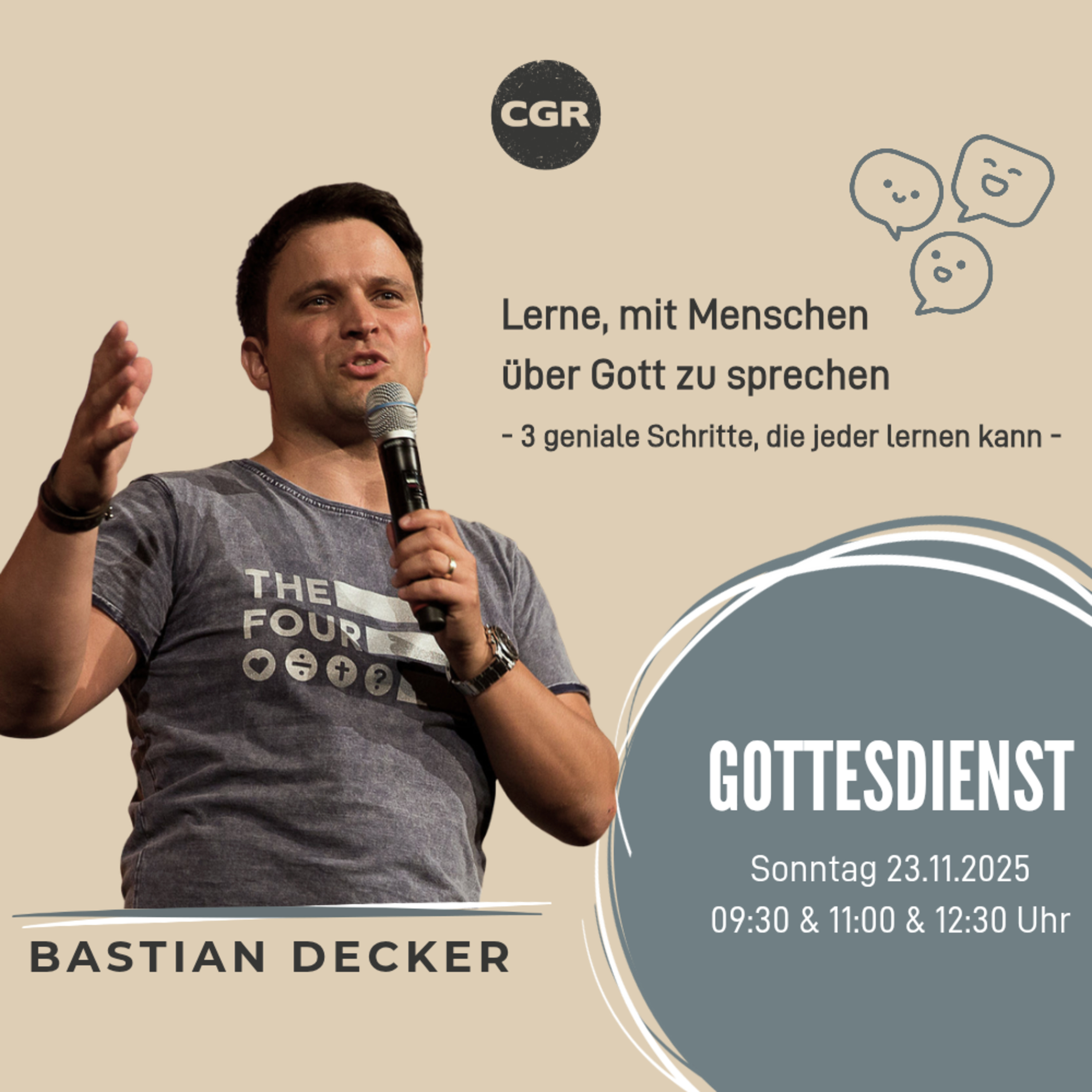 Lerne, mit Menschen über Gott zu sprechen | Bastian Decker episode artwork