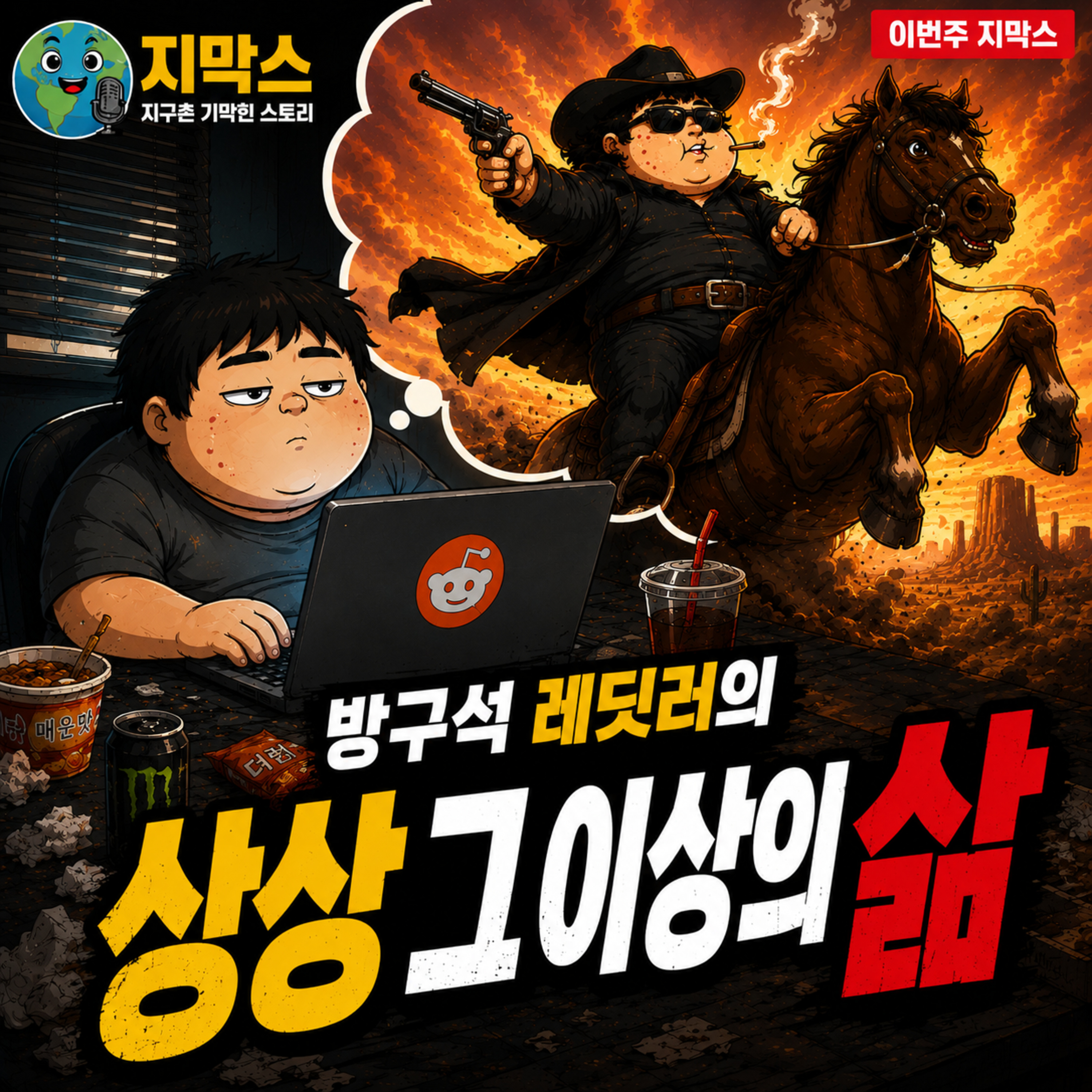 지막스 162회. 방구석 레딧러의 상상 그 이상의 삶 episode artwork