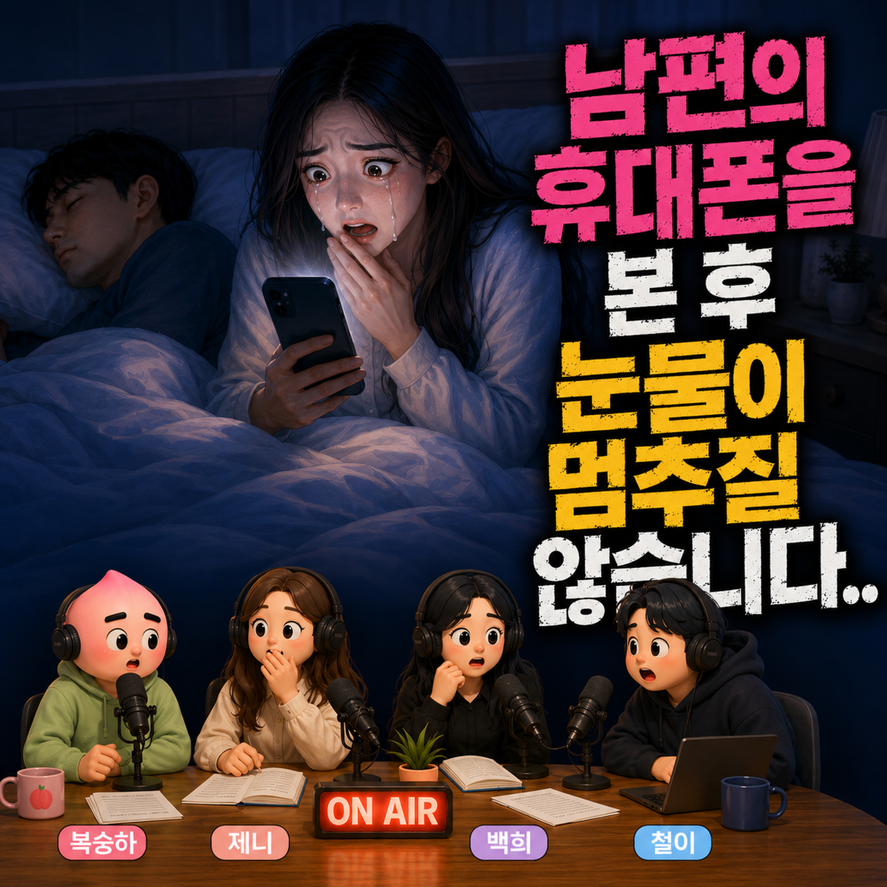 지막스 164회. 남편의 휴대폰을 본 후 눈물이 멈추질 않습니다.. episode artwork