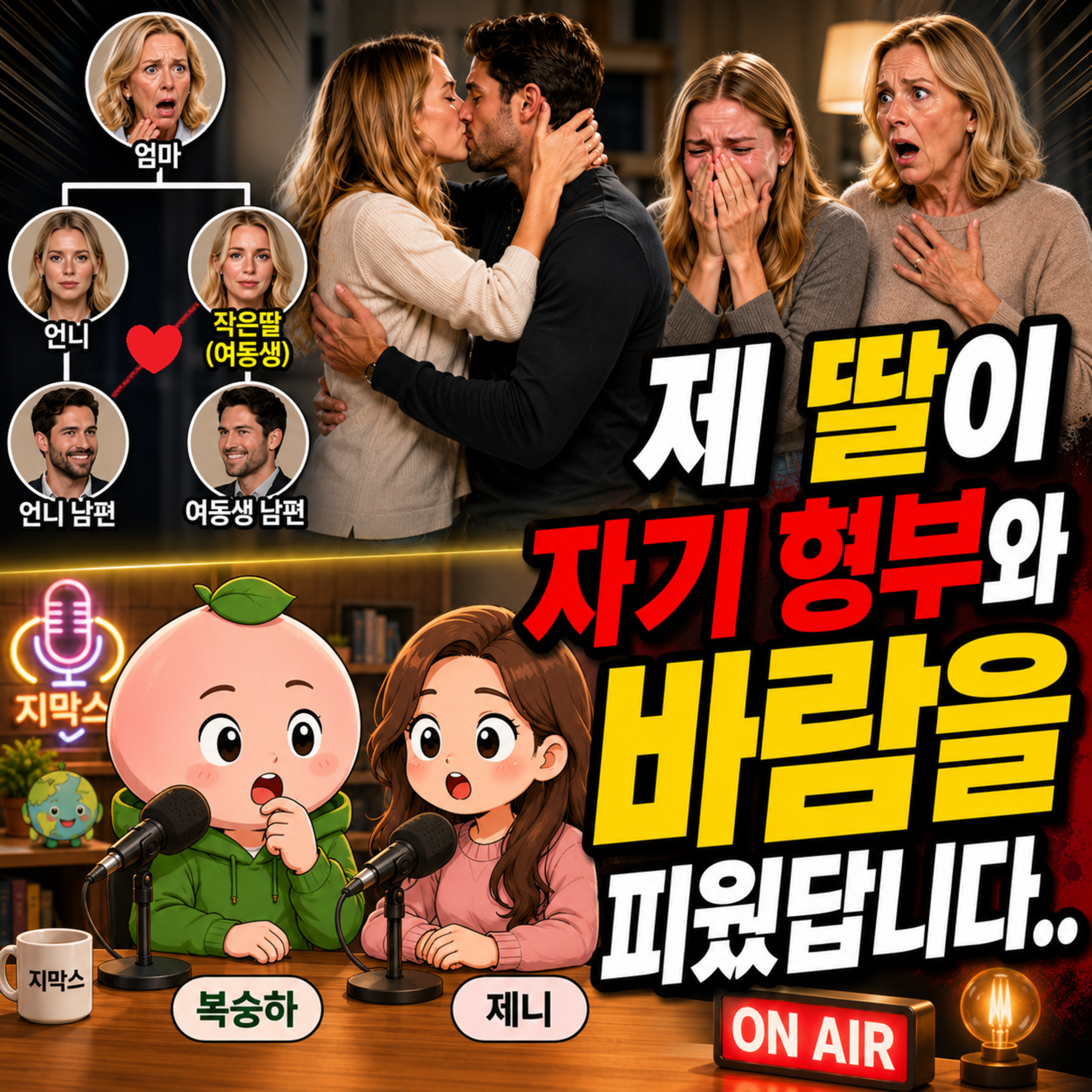 지막스 167회. 제 딸이 자기 형부와 바람을 피웠답니다.. episode artwork