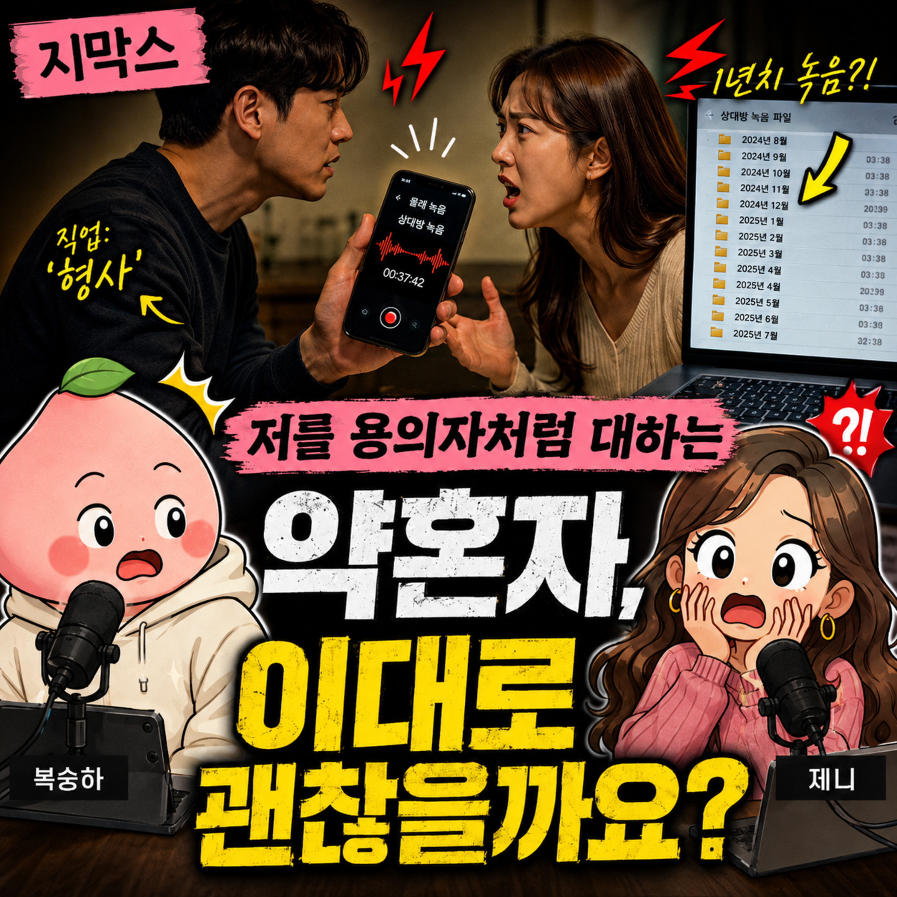 지막스 169회. 저를 용의자처럼 대하는 약혼자, 이대로 괜찮을까요? episode artwork