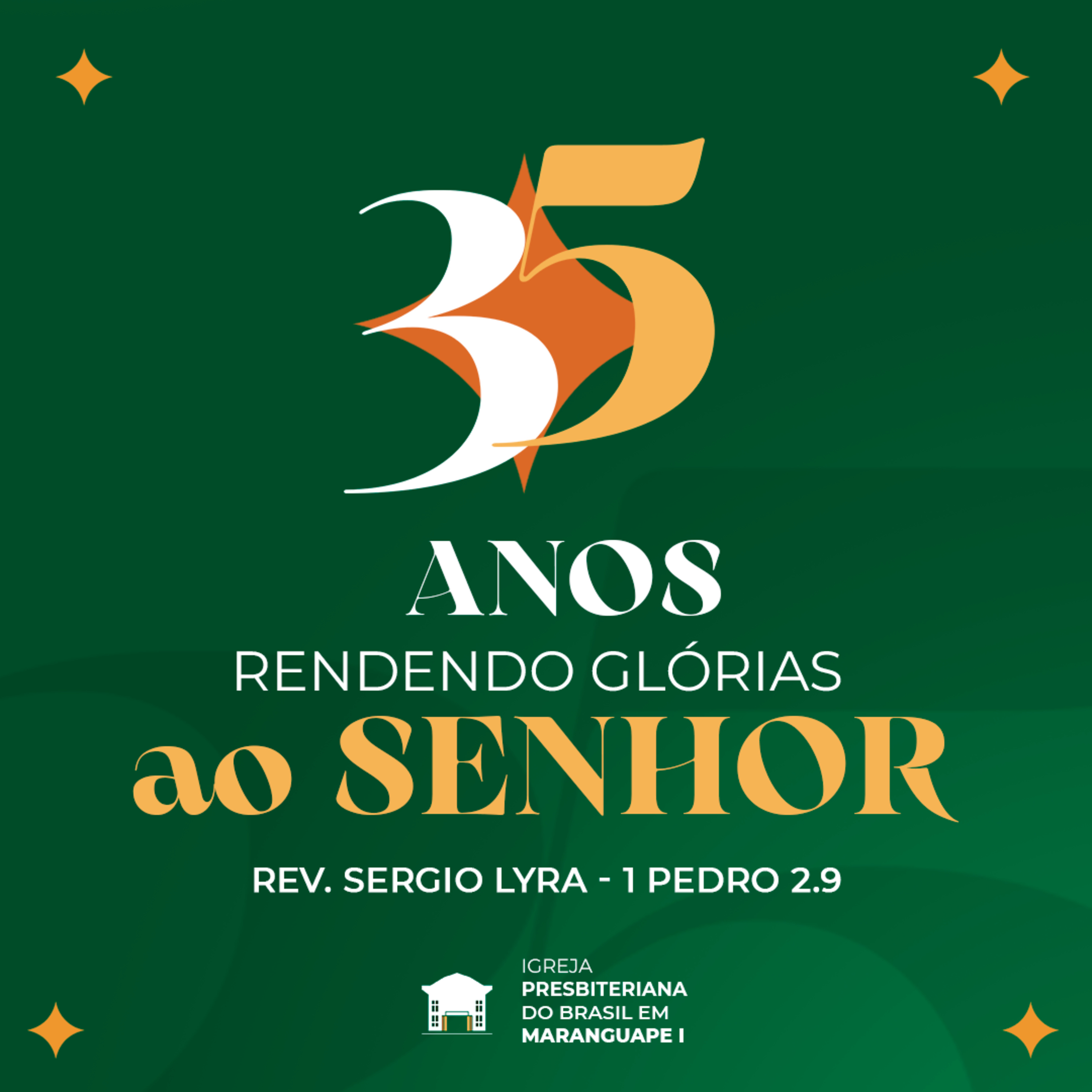 Especial 35 Anos IPB de Maranguape I #EP03 - 1 Pedro 2.9 - Rev. Sérgio Lyra episode artwork