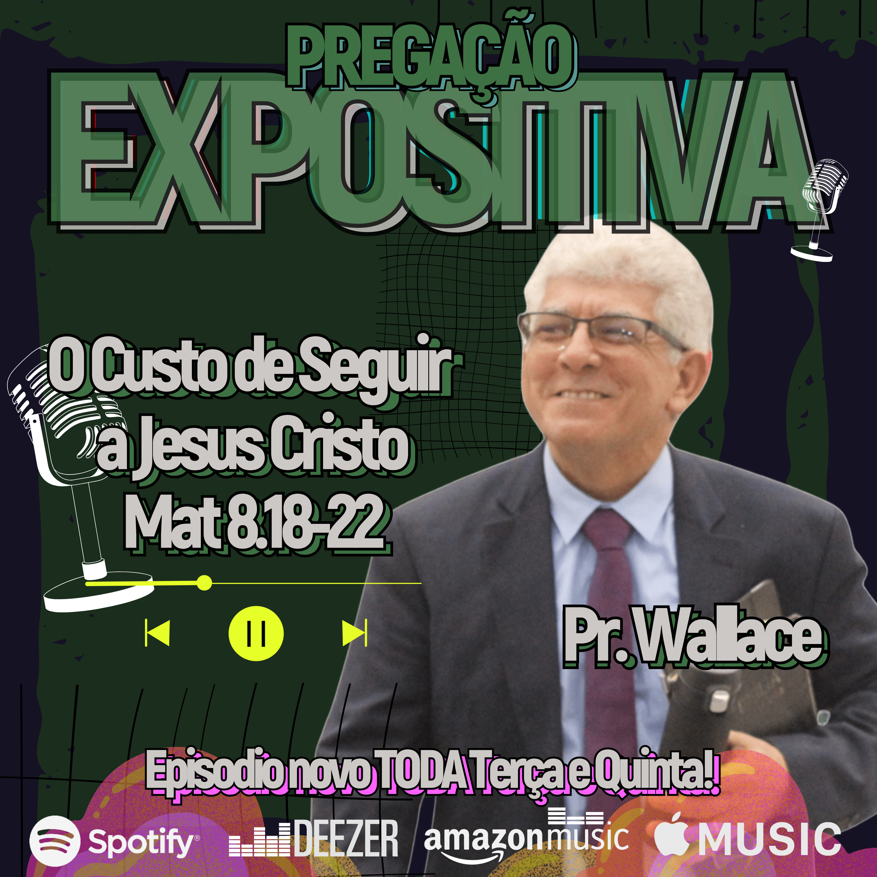 O Custo de Seguir a Jesus Cristo - Mat 8.18-22 | Rev. Wallace Jaguaribe | 12OUT2025 episode artwork