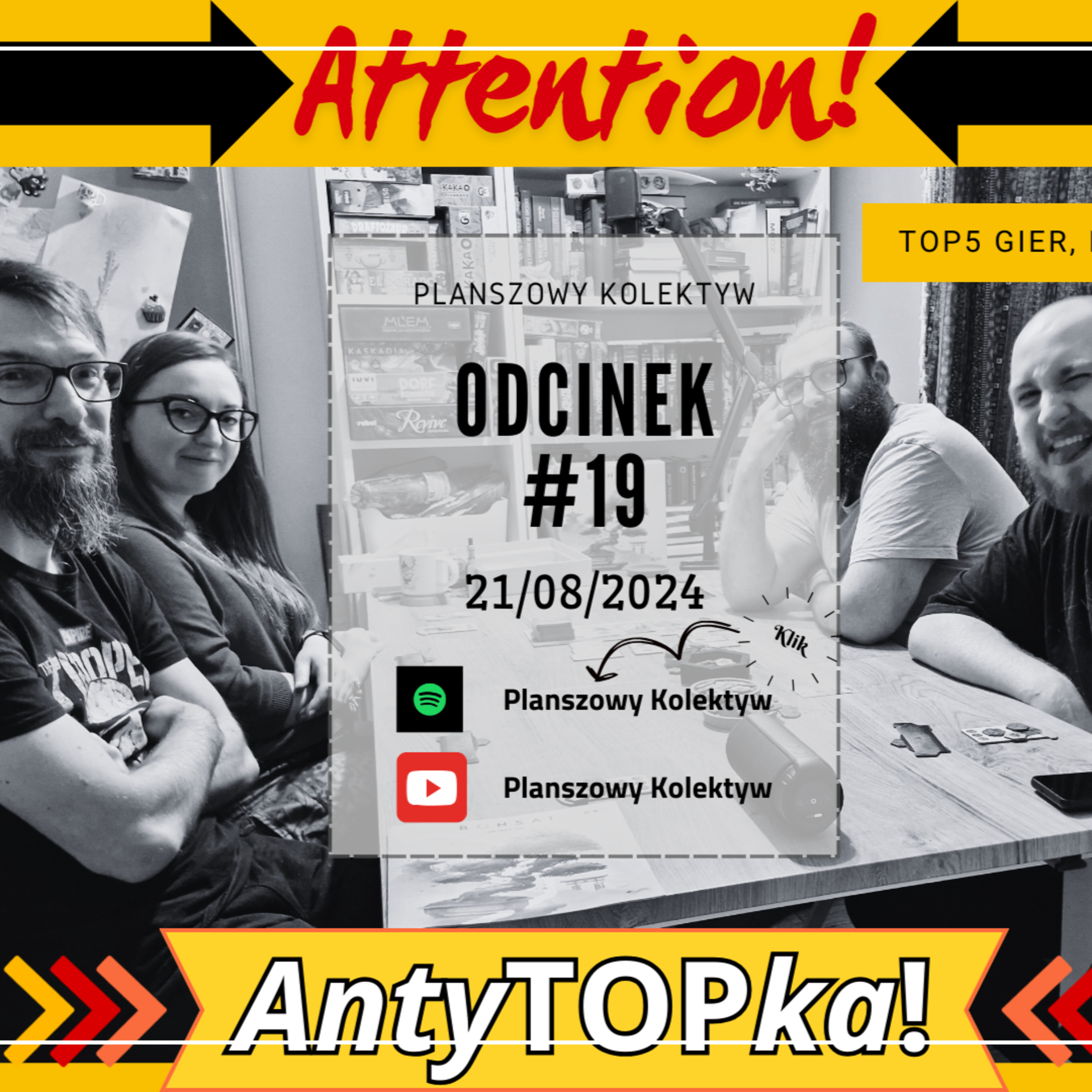 Planszowy Kolektyw - AntyTOPka gier planszowych | TOP #1 episode artwork