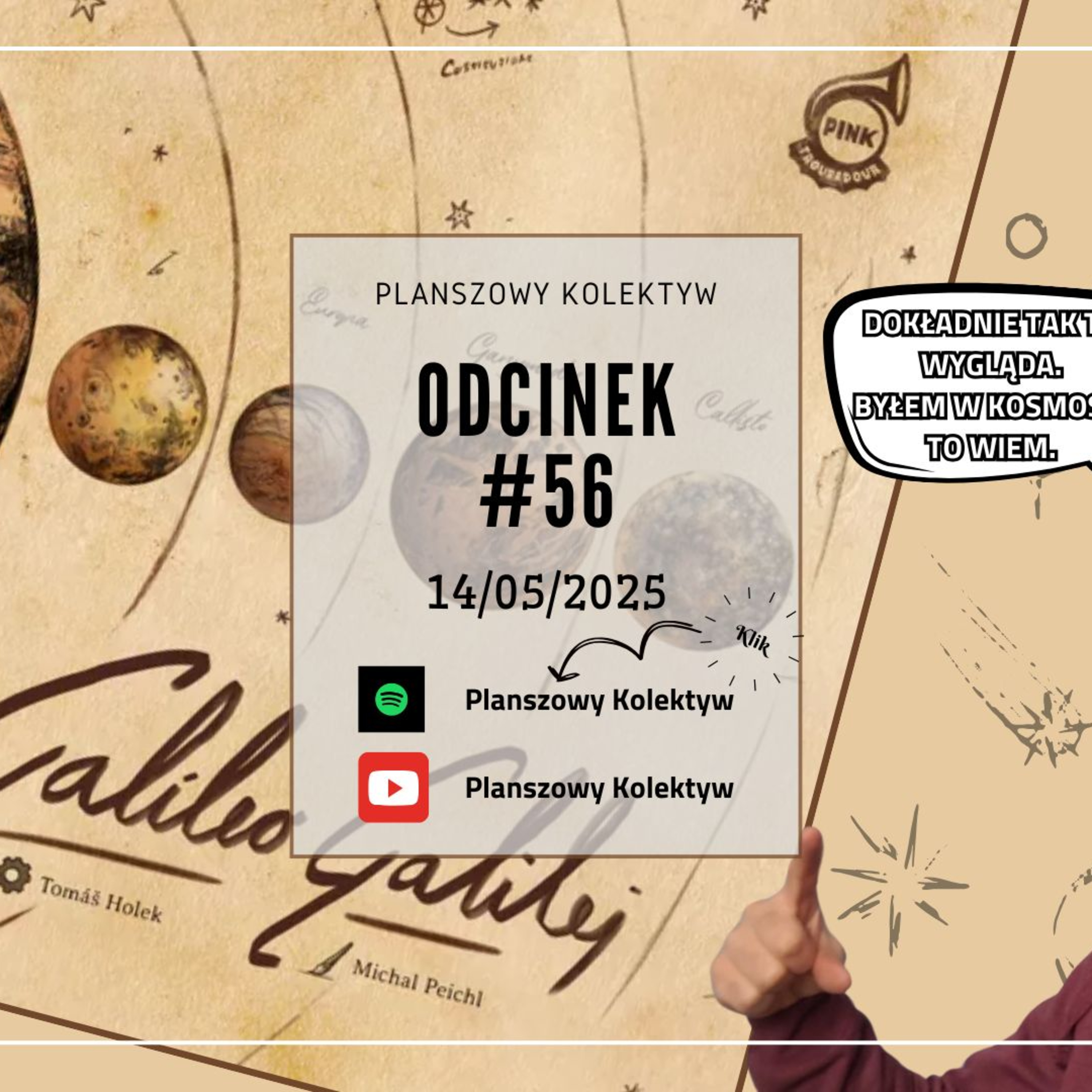Planszowy Kolektyw #56 - Spalą nas na stosie czyli Galielo Galilei czy tam Galileusz episode artwork