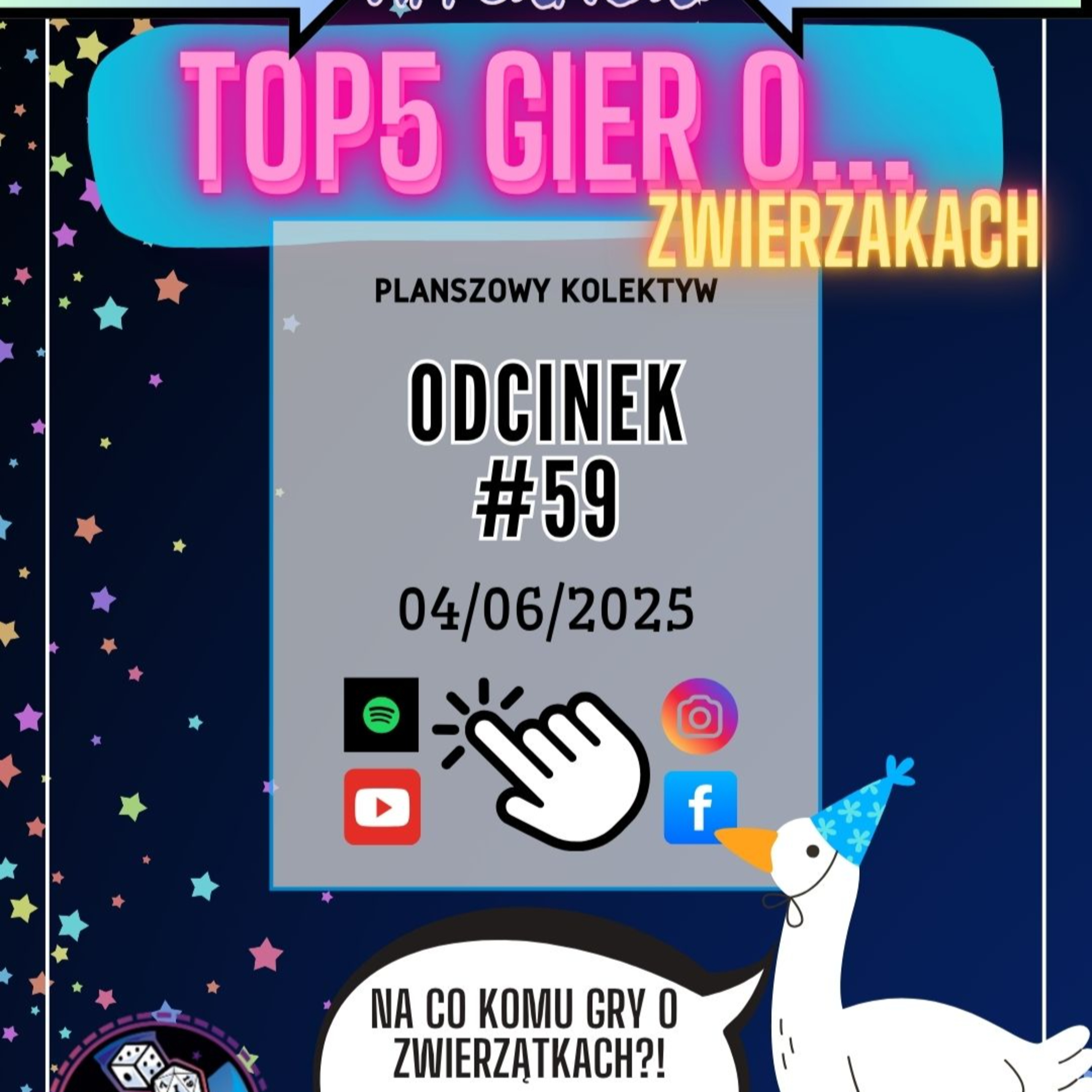 Planszowy Kolektyw #59 - TOP 5 gier o... zwierzątkach, czyli dla każdego coś smacznego 🐰🐑🦊 episode artwork