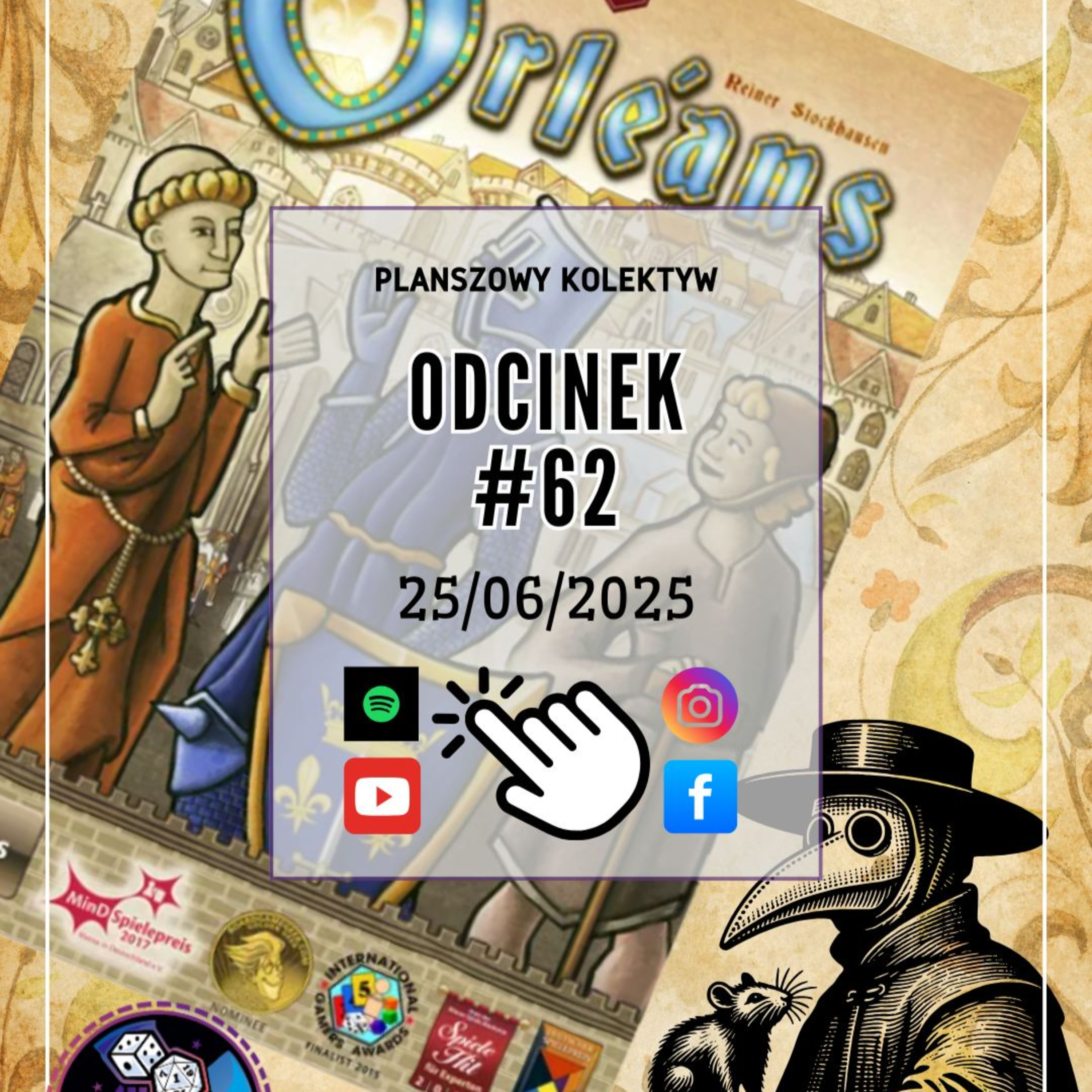 Planszowy Kolektyw #62 - Orlean - czyli średniowieczne wakacje z workiem episode artwork