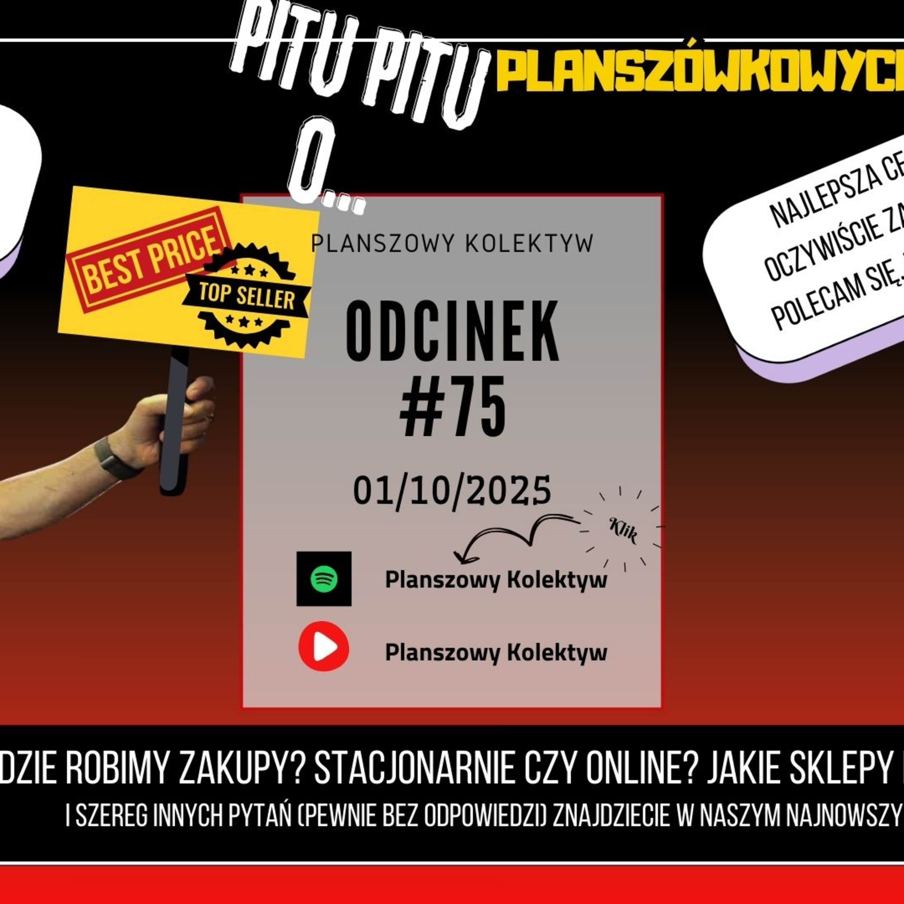 Planszowy Kolektyw #75 Pitu Pitu o Planszówkowych Zakupach