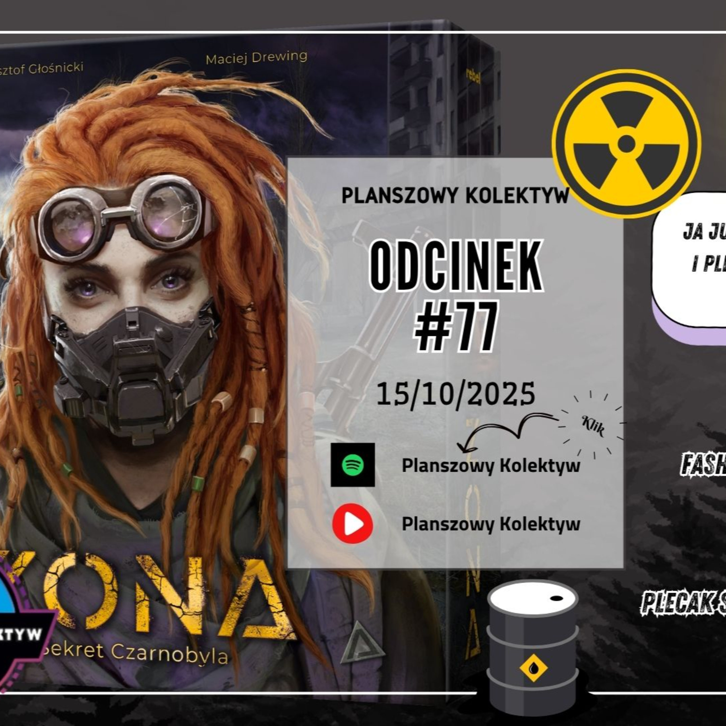 Planszowy Kolektyw #77 - Zona: Sekret Czarnobyla i braku gry w grze episode artwork