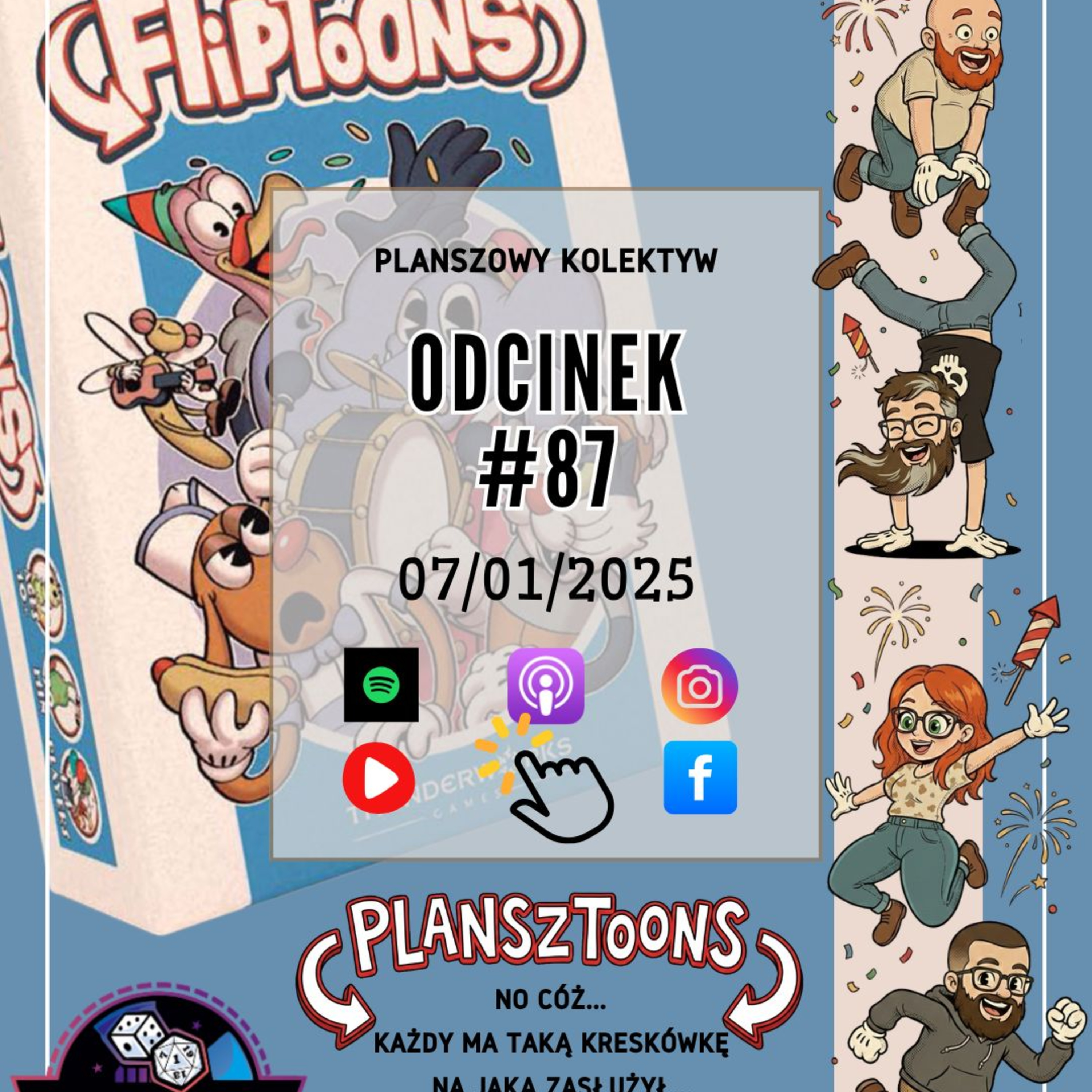 Planszowy Kolektyw #87 - FlipToons - czyli kto chciał flipnąć kreskówkowym stołem episode artwork