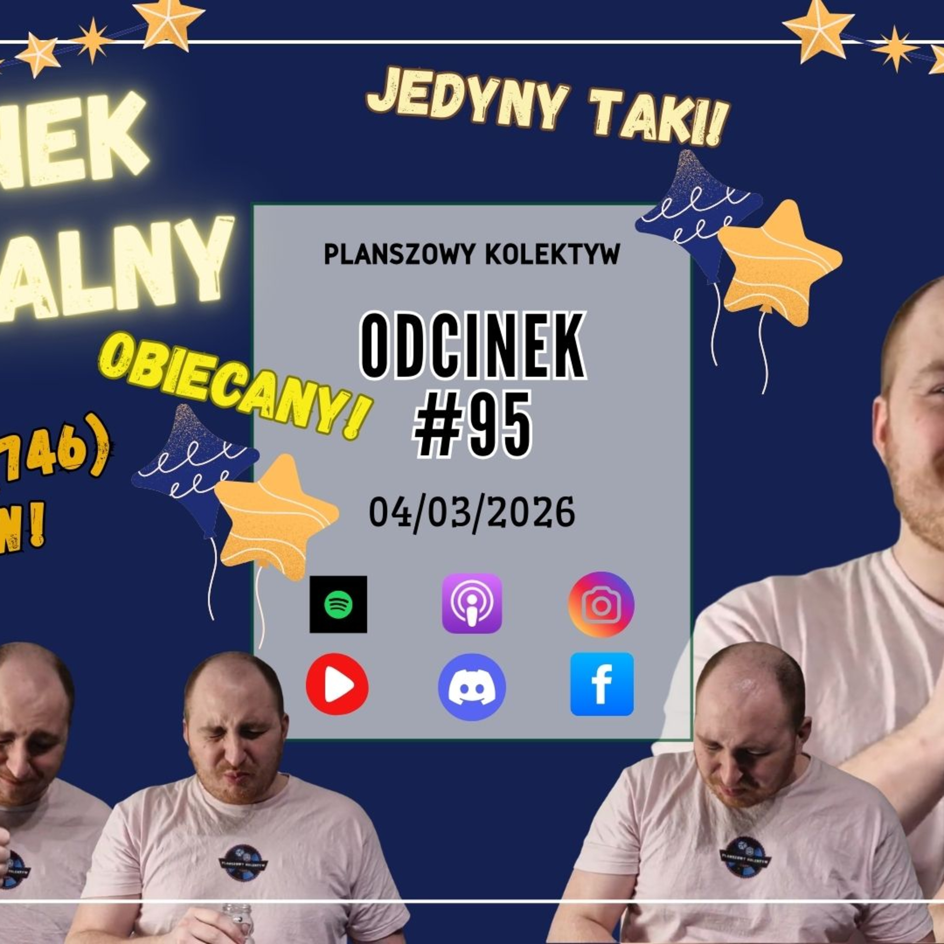 Planszowy Kolektyw #95 - Odcinek SPECJALNY na 500 SUBÓW! Q&A, Kto w Kolektywie, gra w iKNOW i KARA! episode artwork
