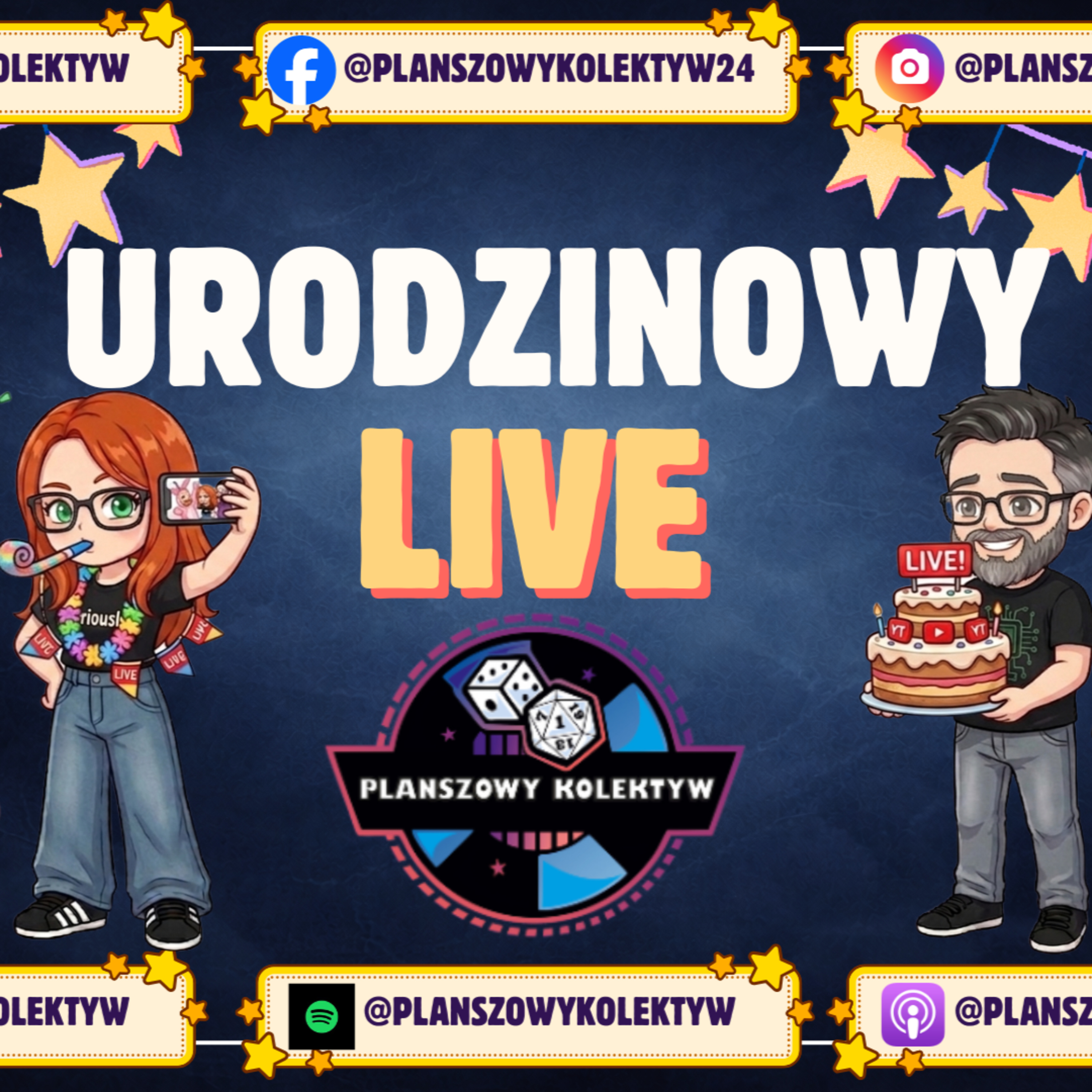 🚀Level Up! 2 Urodziny Planszowego Kolektywu – Q&A i Quiz z nagrodami! 🎉🎂✨🍰🥳 episode artwork