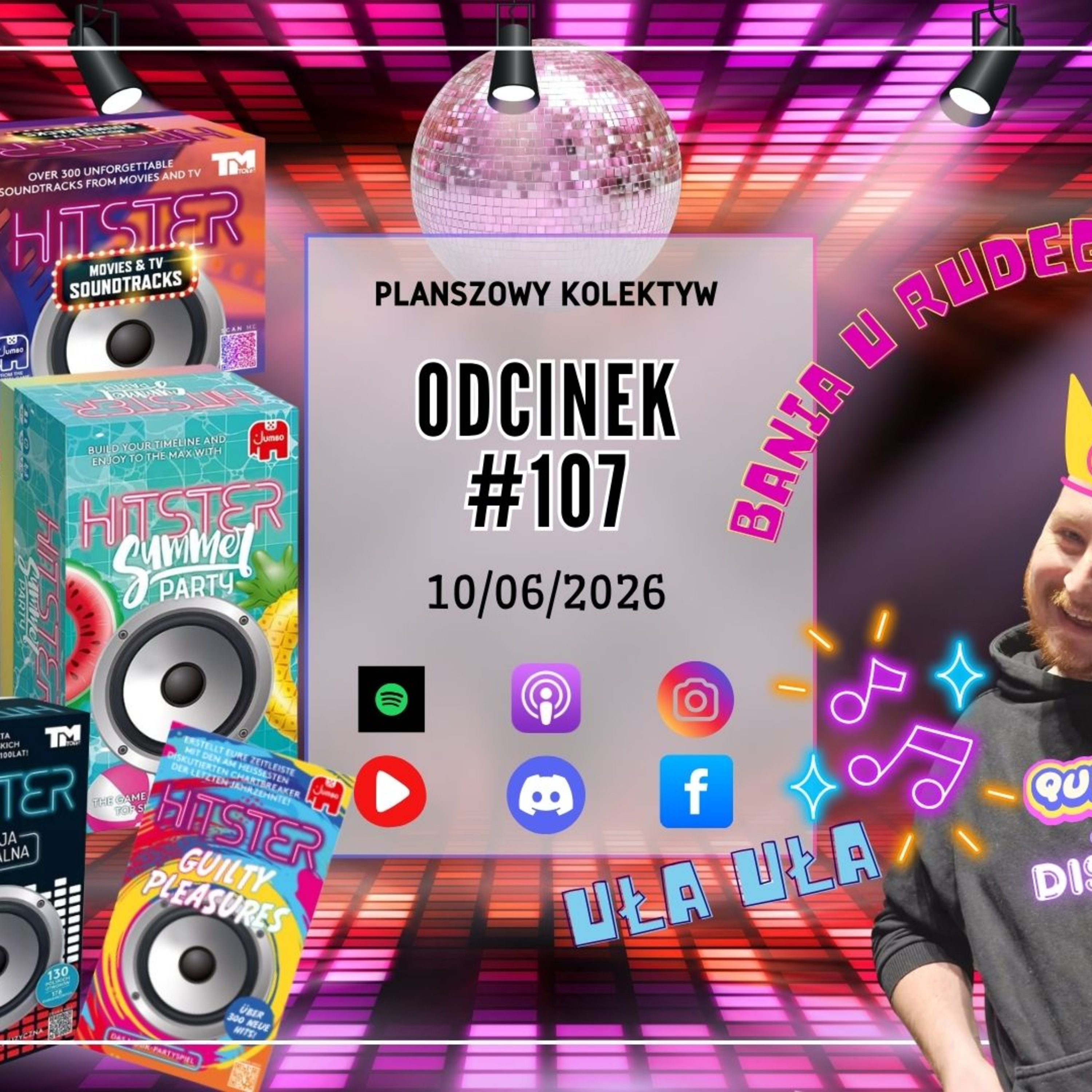 Planszowy Kolektyw #107 Muzyczny król jest tylko jeden czyli Hitster + Hitster Bingo episode artwork
