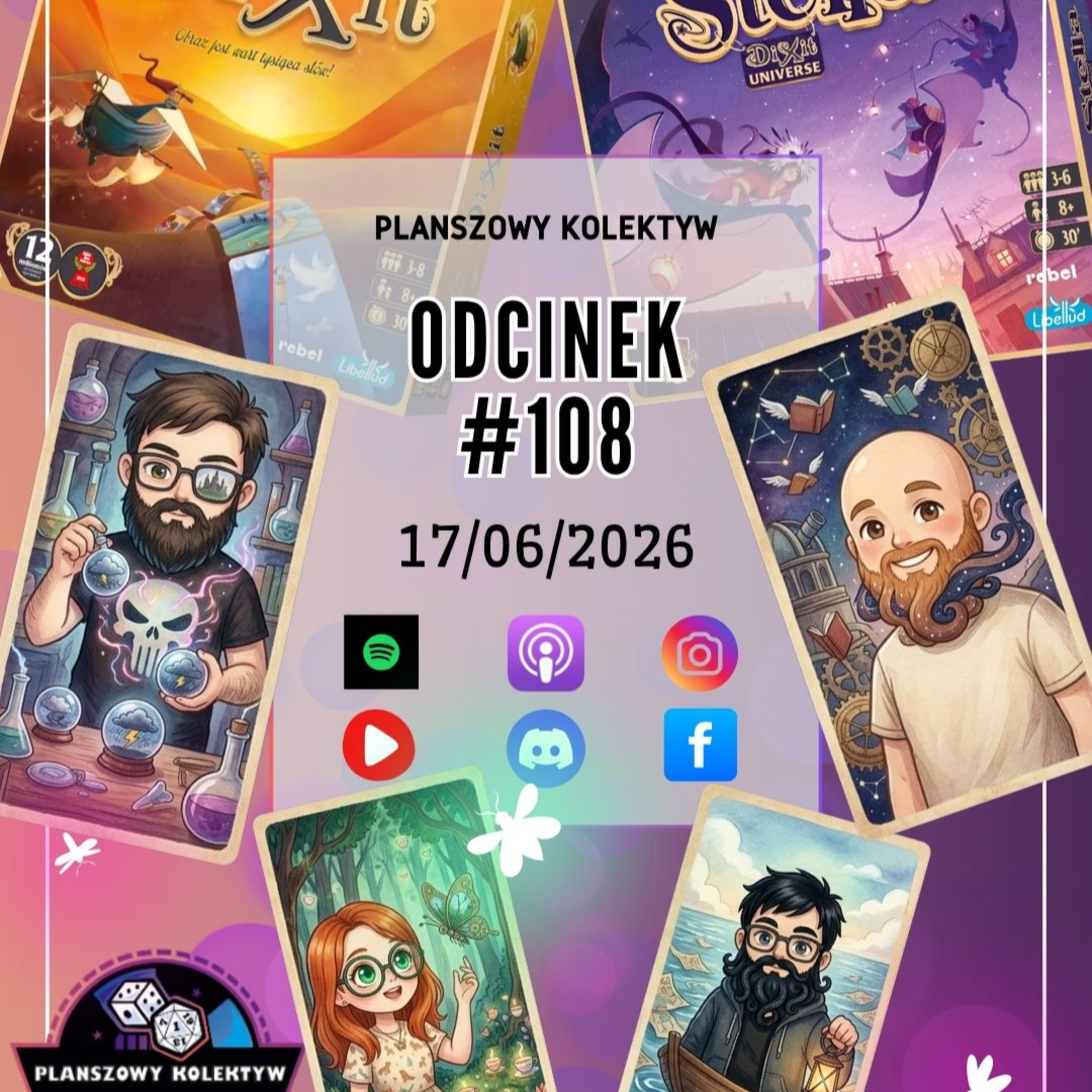 Planszowy Kolektyw #108 Dixit czy Stella ? oto jest pytanie episode artwork
