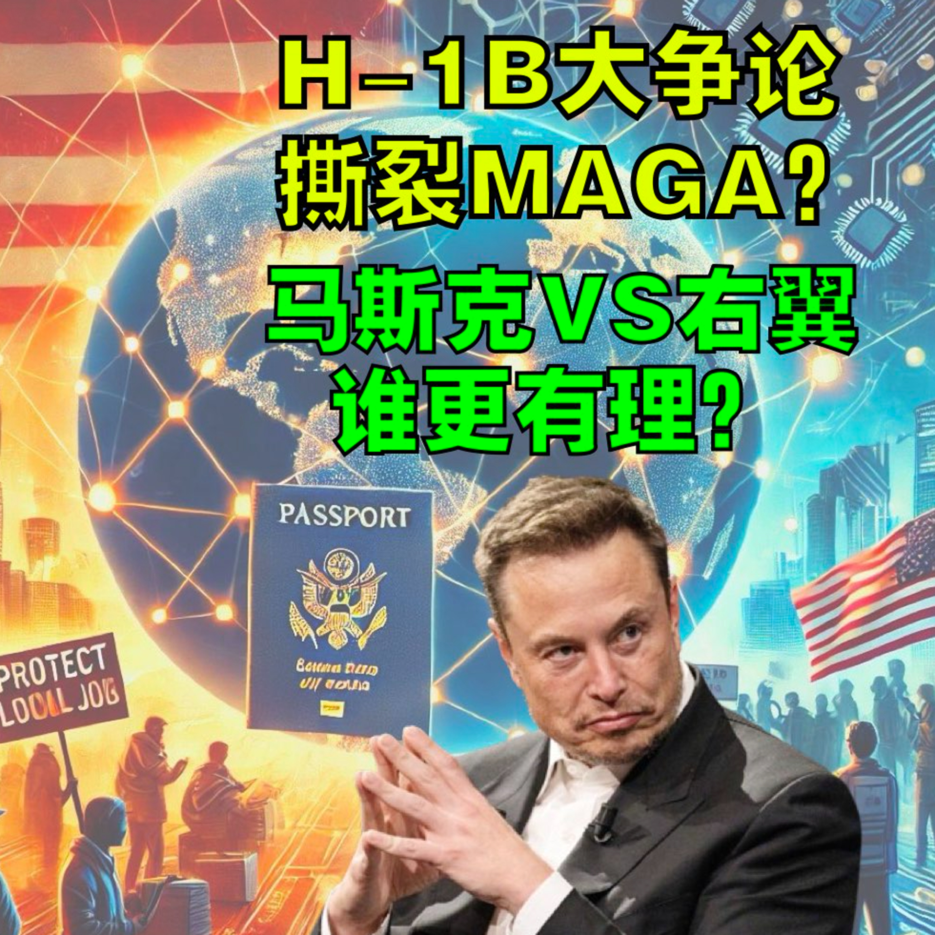 H-1B大争论撕裂MAGA？马斯克硬杠右翼 谁更有理？ episode artwork