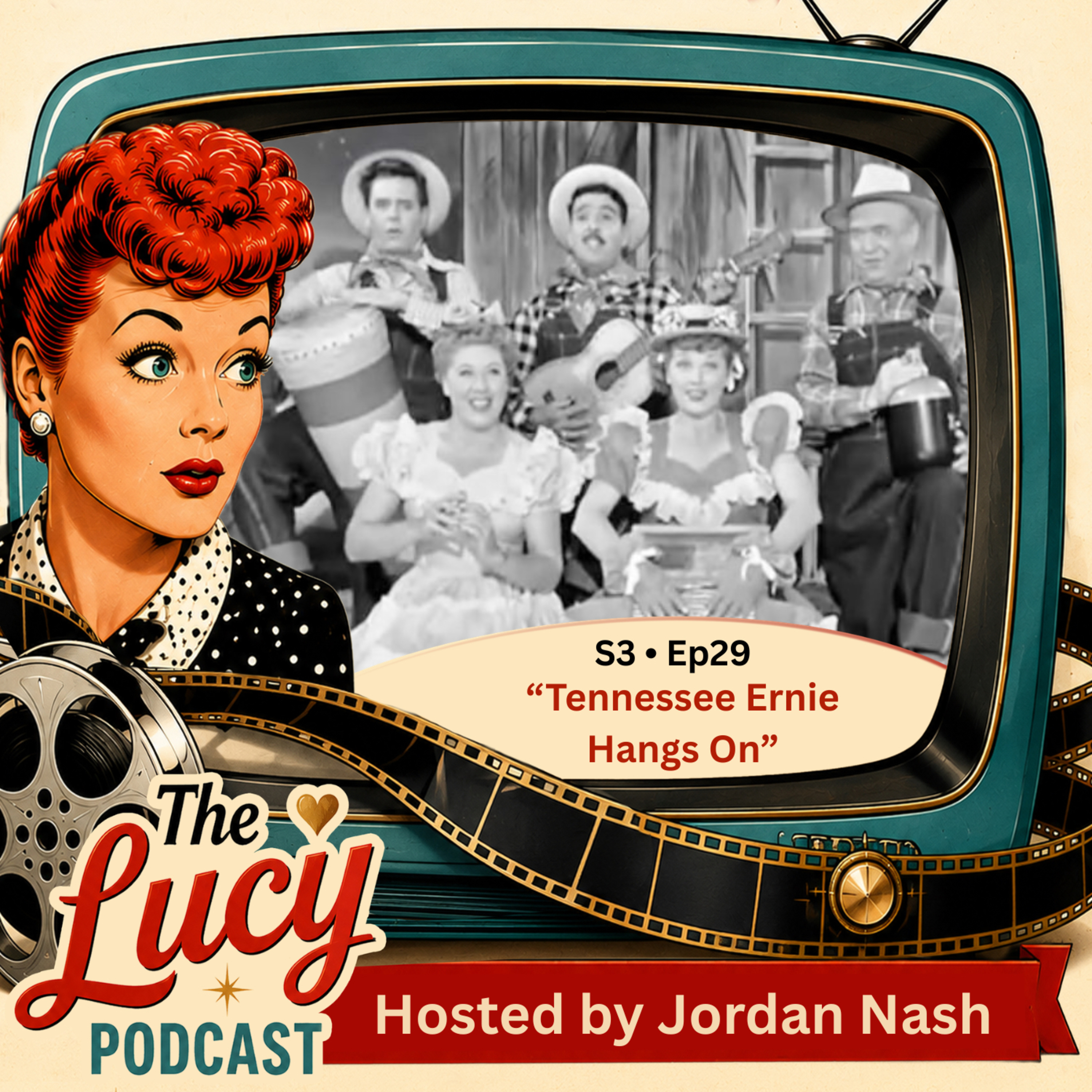 I Love Lucy S3 Ep29 “Tennessee Ernie Hangs On” episode artwork