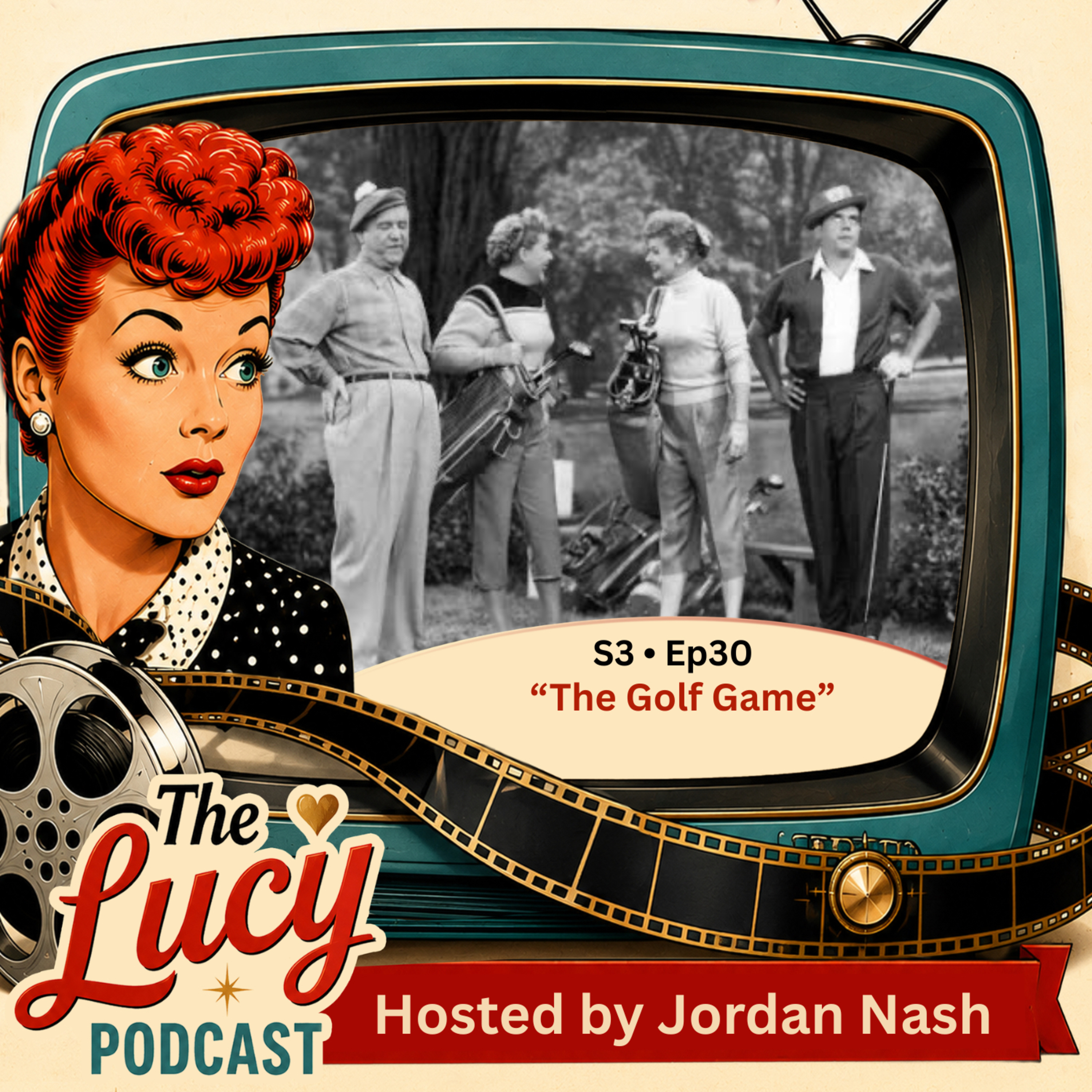 I Love Lucy S3 Ep30 “The Golf Game” episode artwork