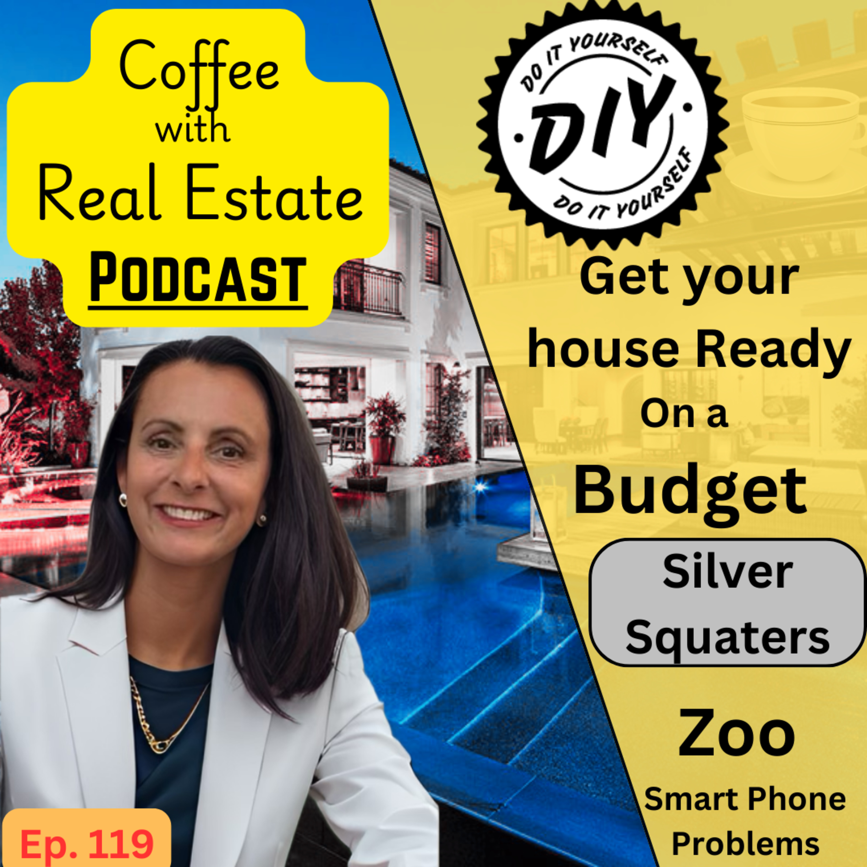 Tight Budget Moves to Sell, Silver Squatters, Zoo smart phone problems episode artwork