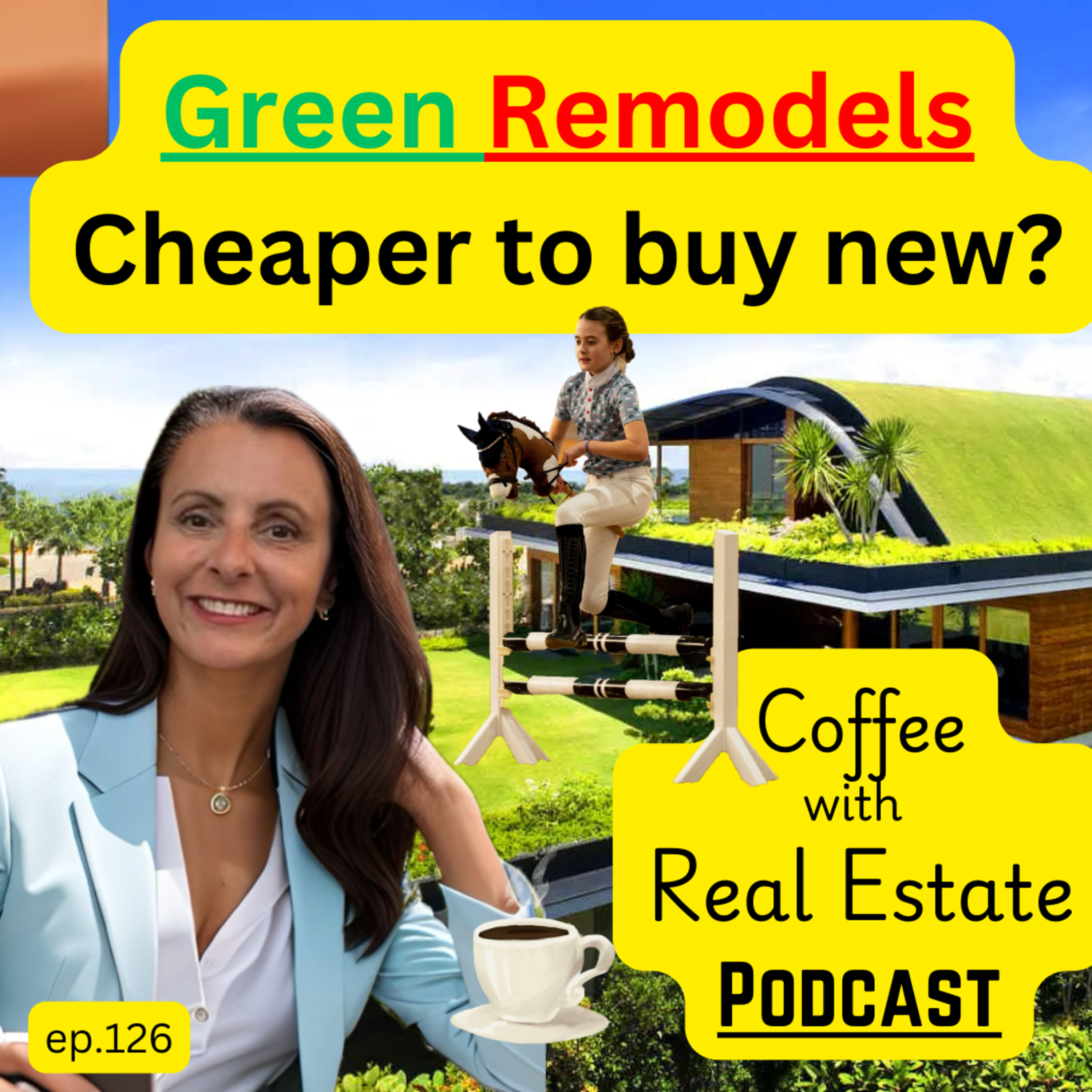 Green Remodels, Is it cheaper to buy new or used homes? Stick pony competition?? episode artwork